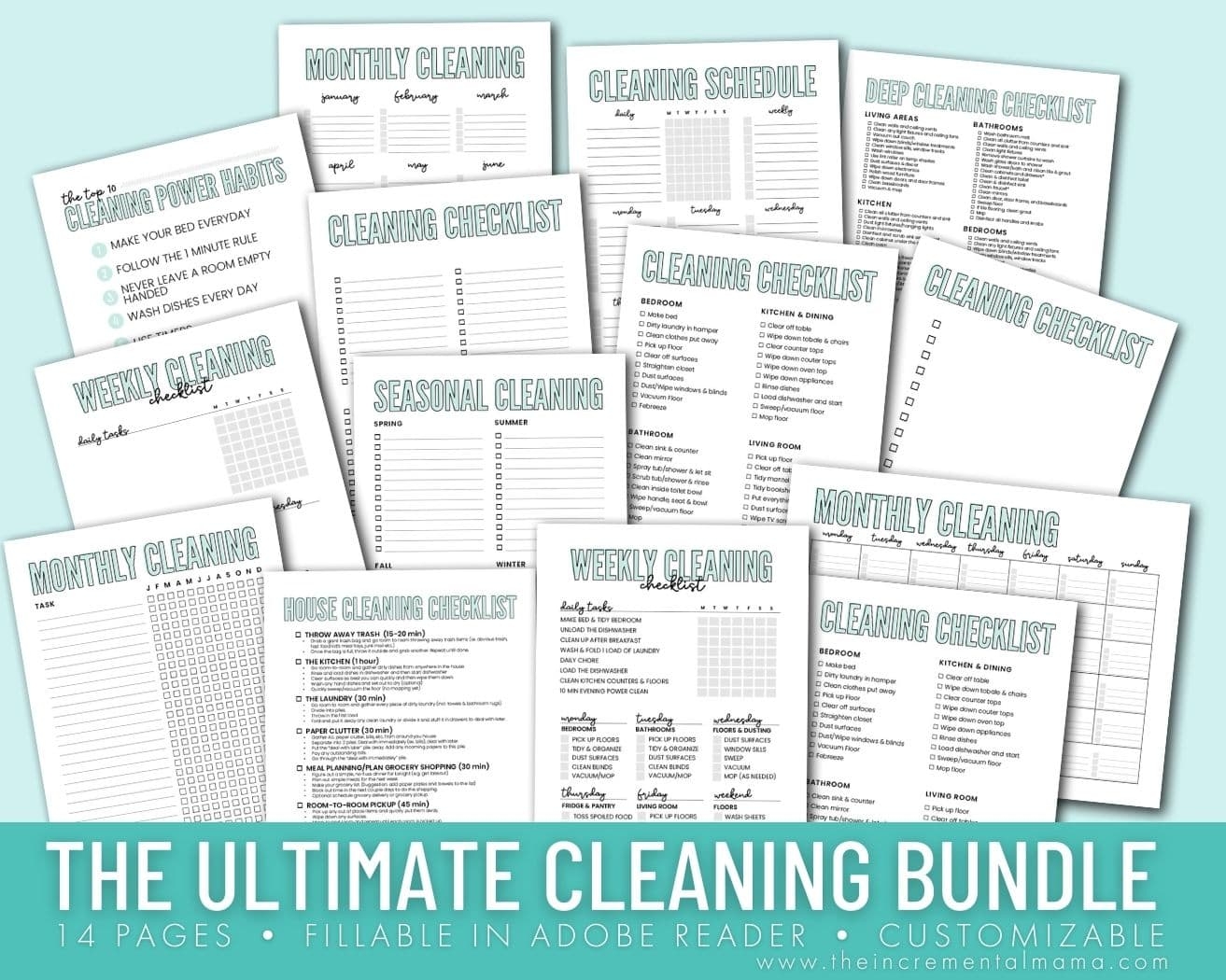 Free Printable Monthly Cleaning Schedule