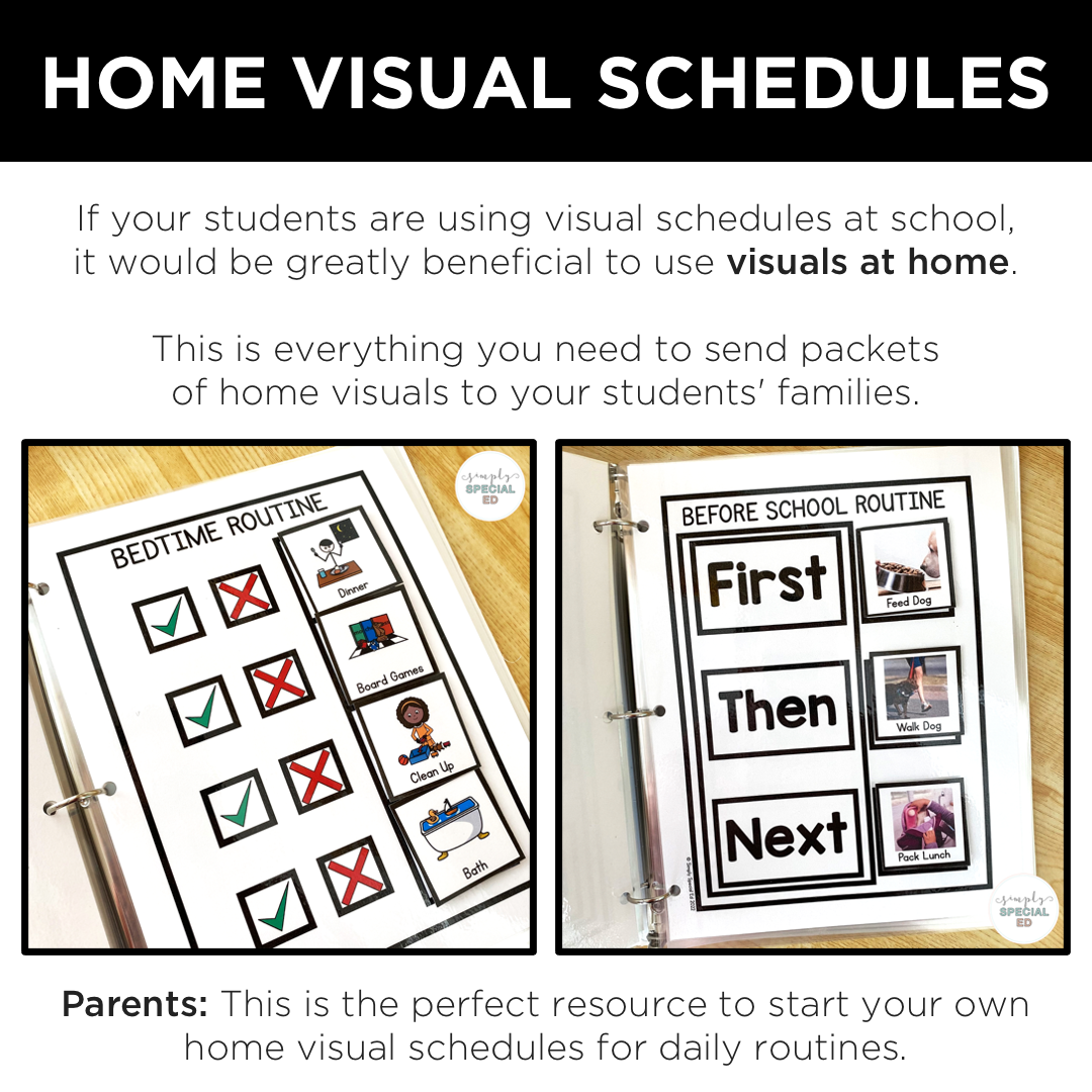 Daily Visual Schedule Printable