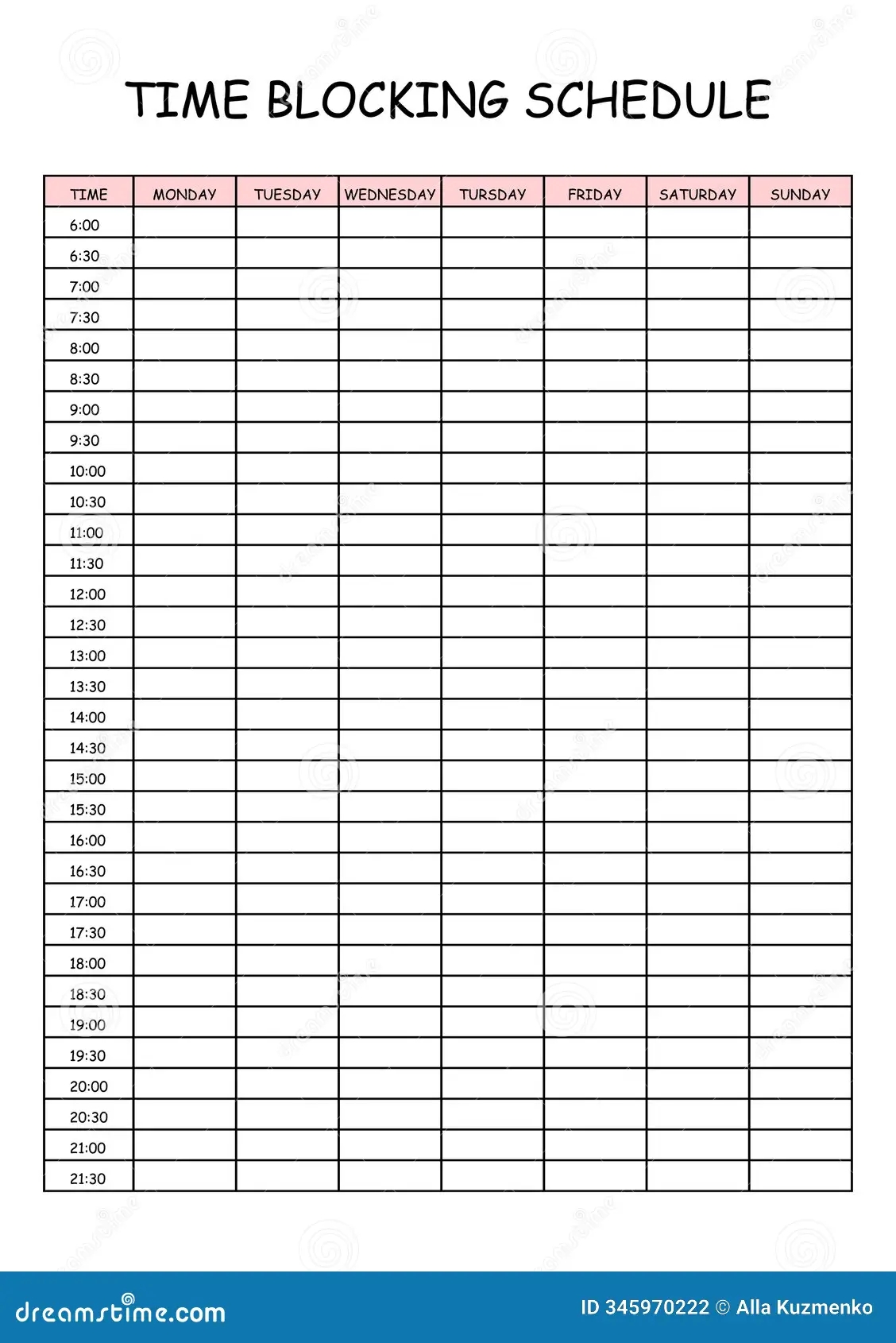 Hourly Planner Stock Illustrations 37 Hourly Planner Stock Illustrations Vectors Clipart Dreamstime