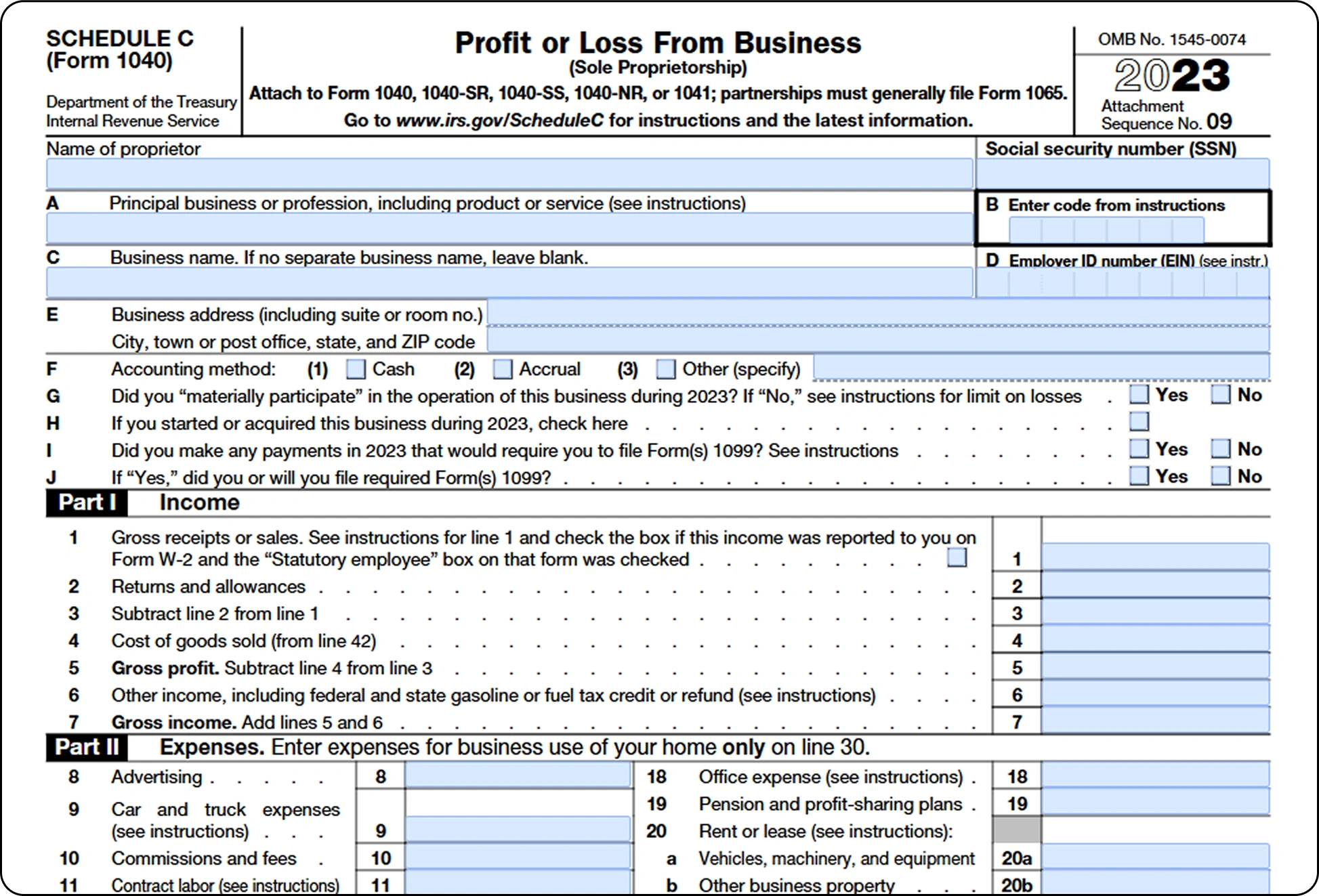 How To Fill Out 1040 Schedule C Step by Step Guide