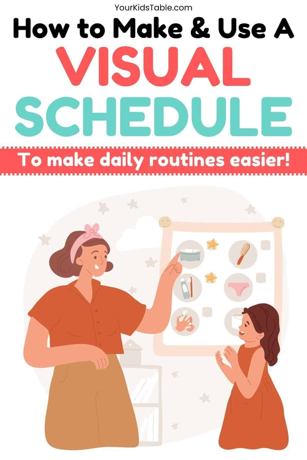 How To Make A Visual Schedule Use It Well Your Kid s Table