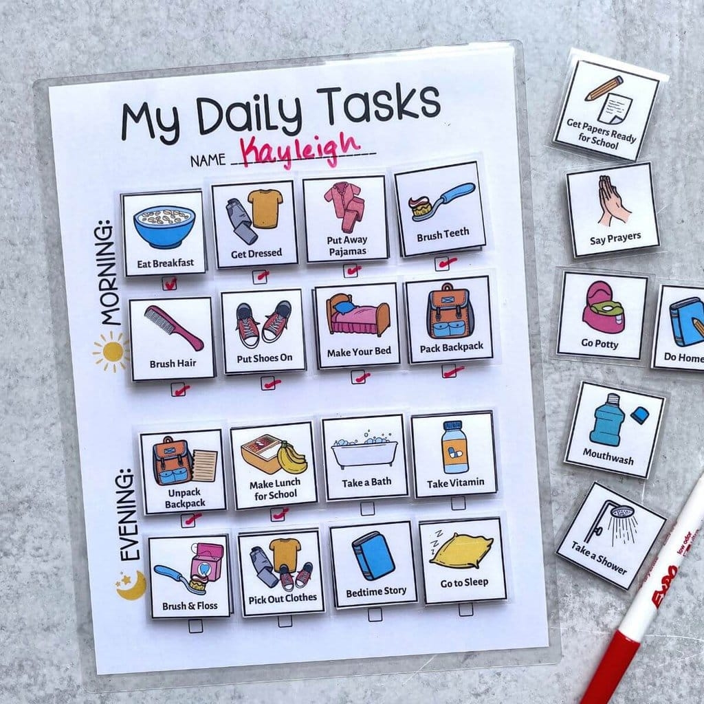 Free Toddler Daily Schedule Printables