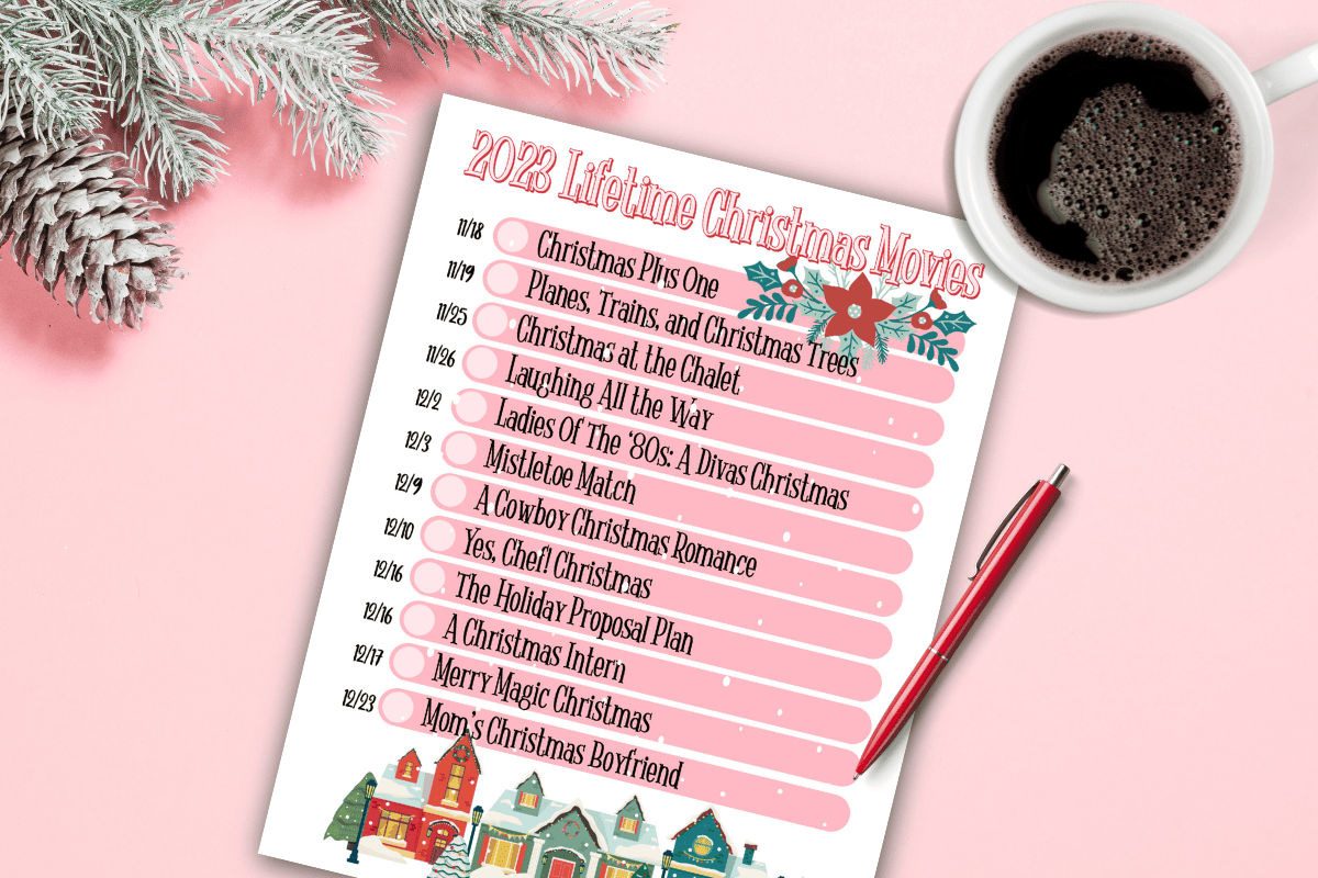 Lifetime Christmas Movies 2025 Schedule Printable