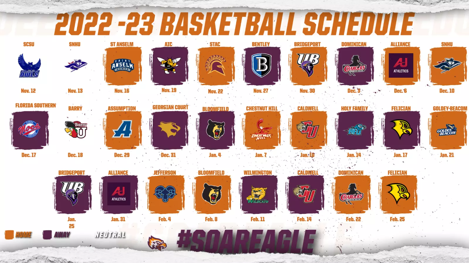 Men s Basketball Releases 2022 23 Schedule Post University Athletics