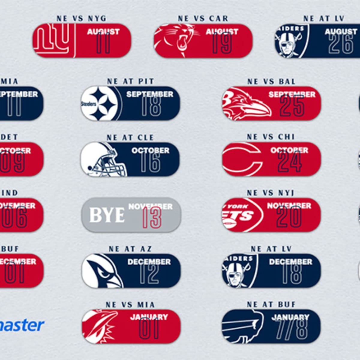 New England Patriots Schedule 2022 Athlon Sports