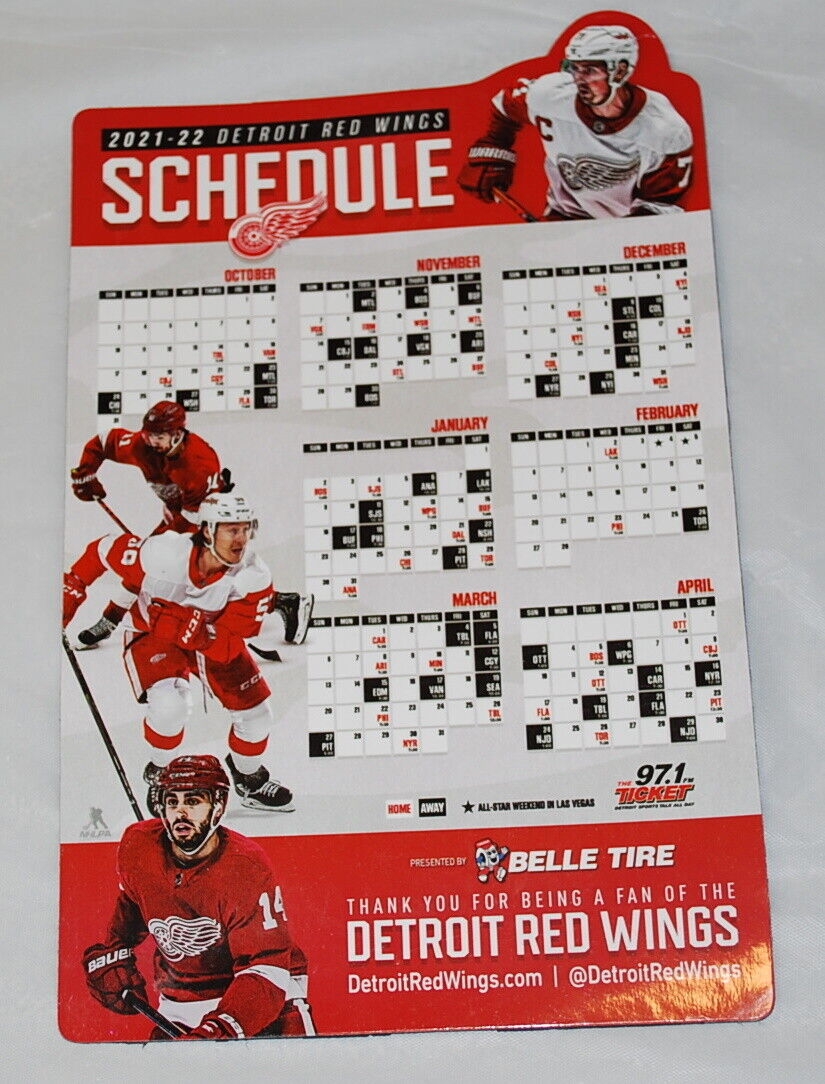 Red Wings Printable Schedule