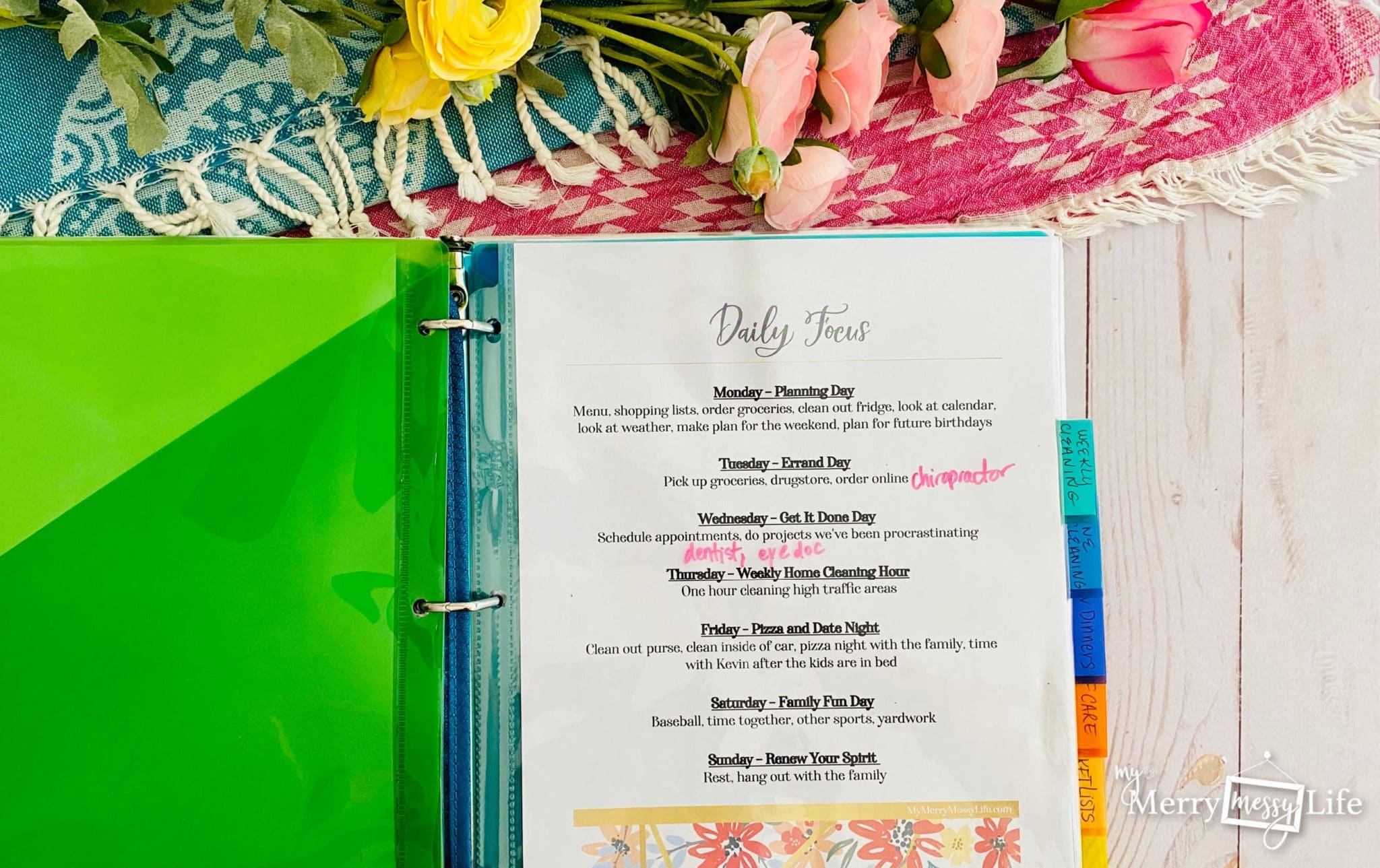 Flylady Schedule Printable Free