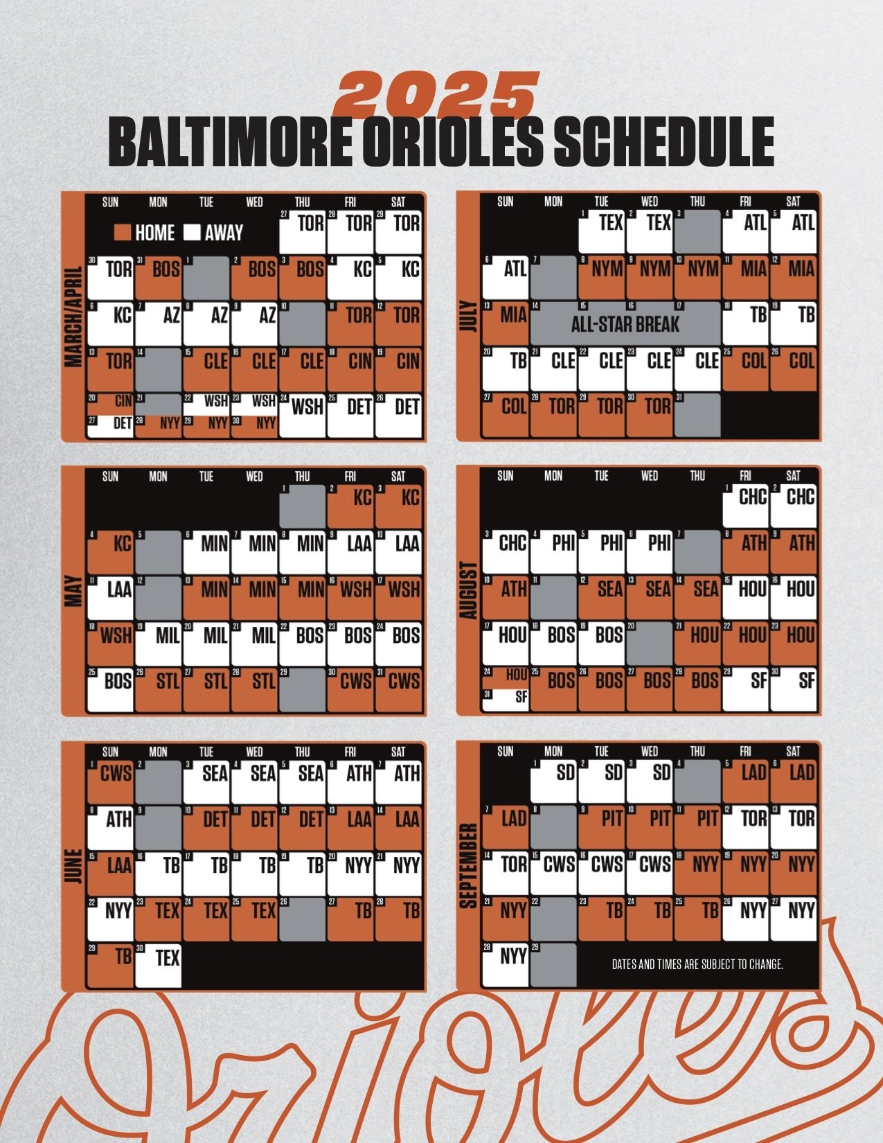 Cleveland Guardians Schedule Printable