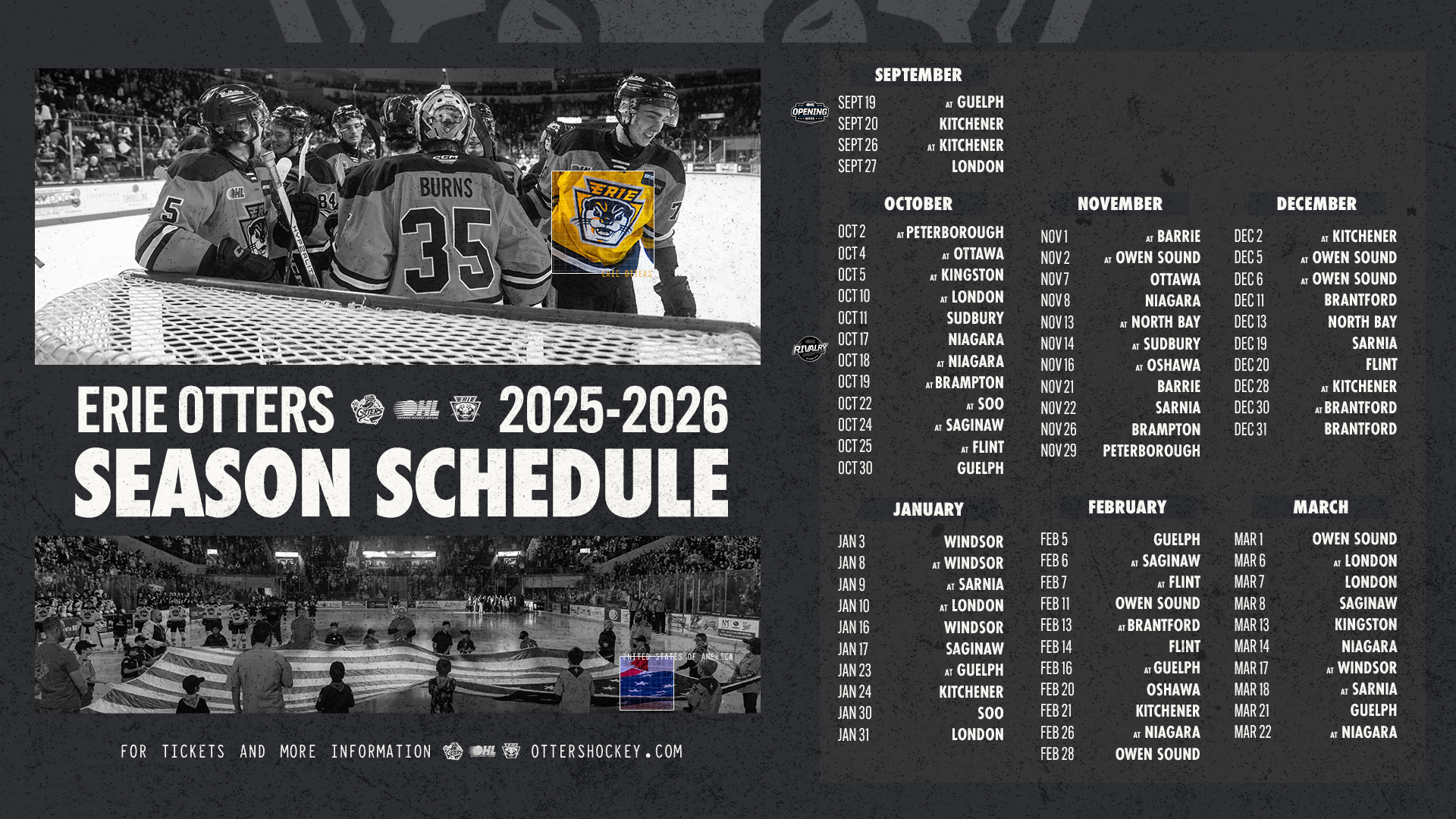 Otters To Host Erie SeaWolves Night To Benefit Chace Numata Scholarship Erie Otters