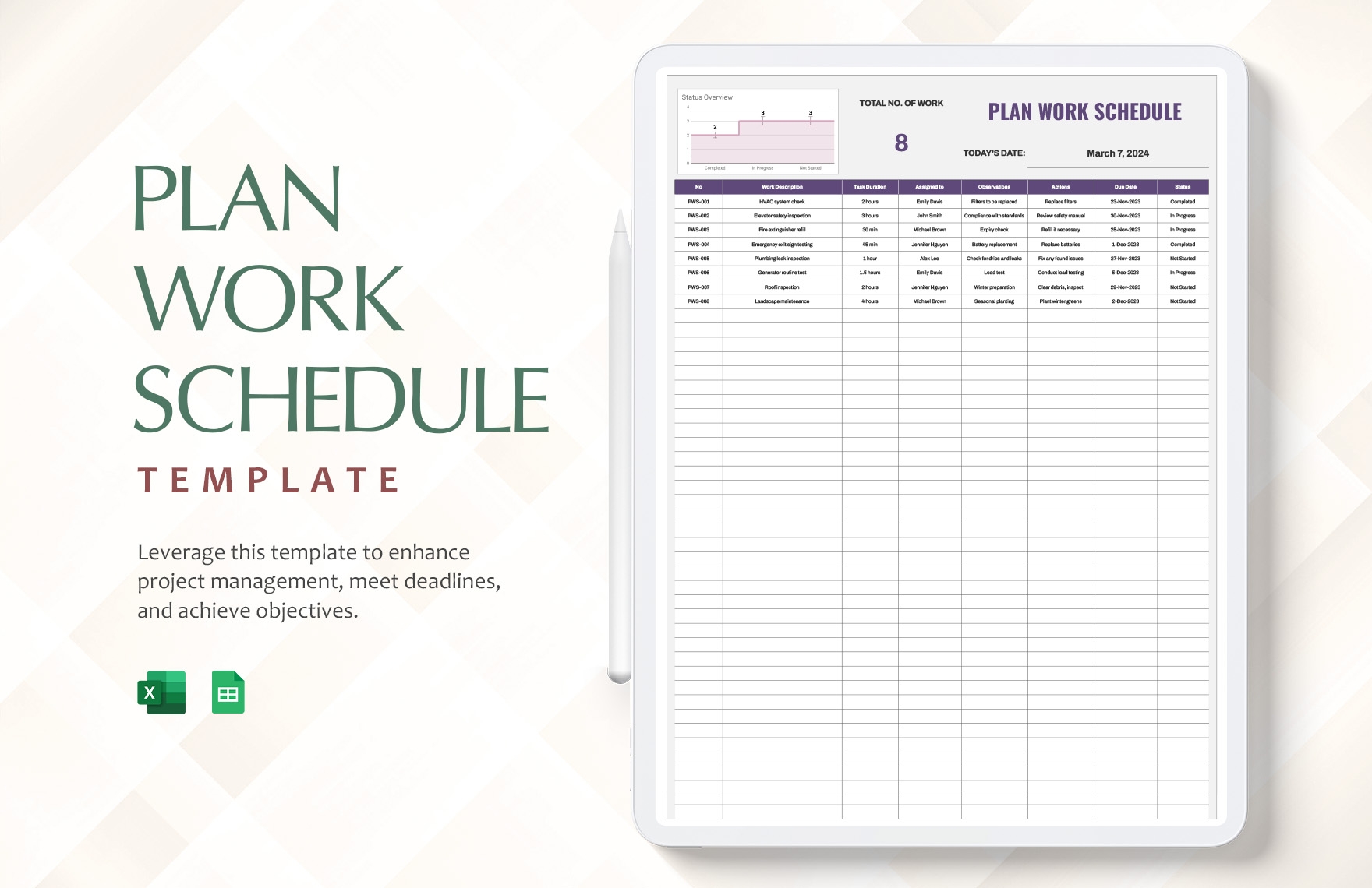 Plan Work Schedule Template Template Plan Work Schedule Template Template