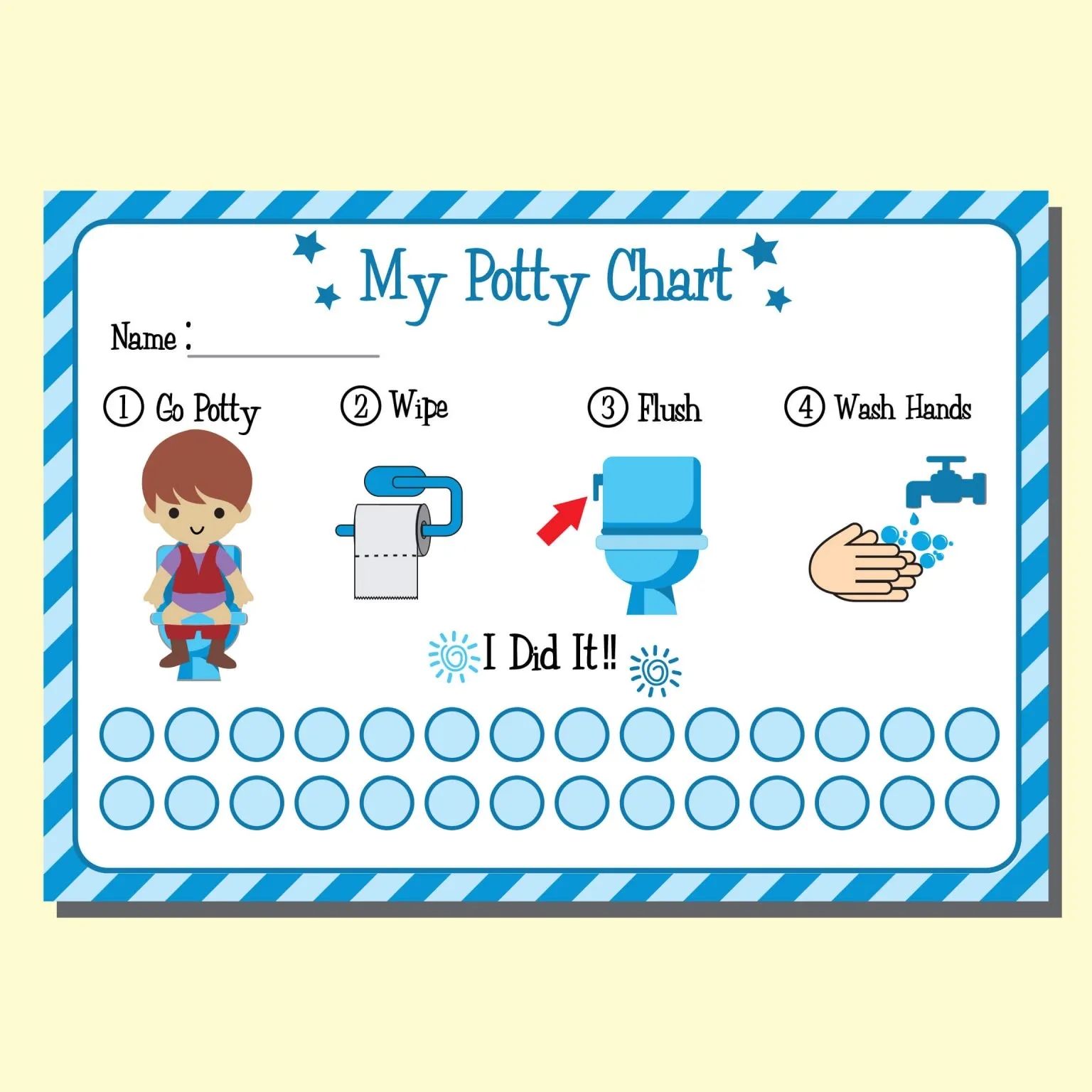 Potty Training Printable Printable Design Resources