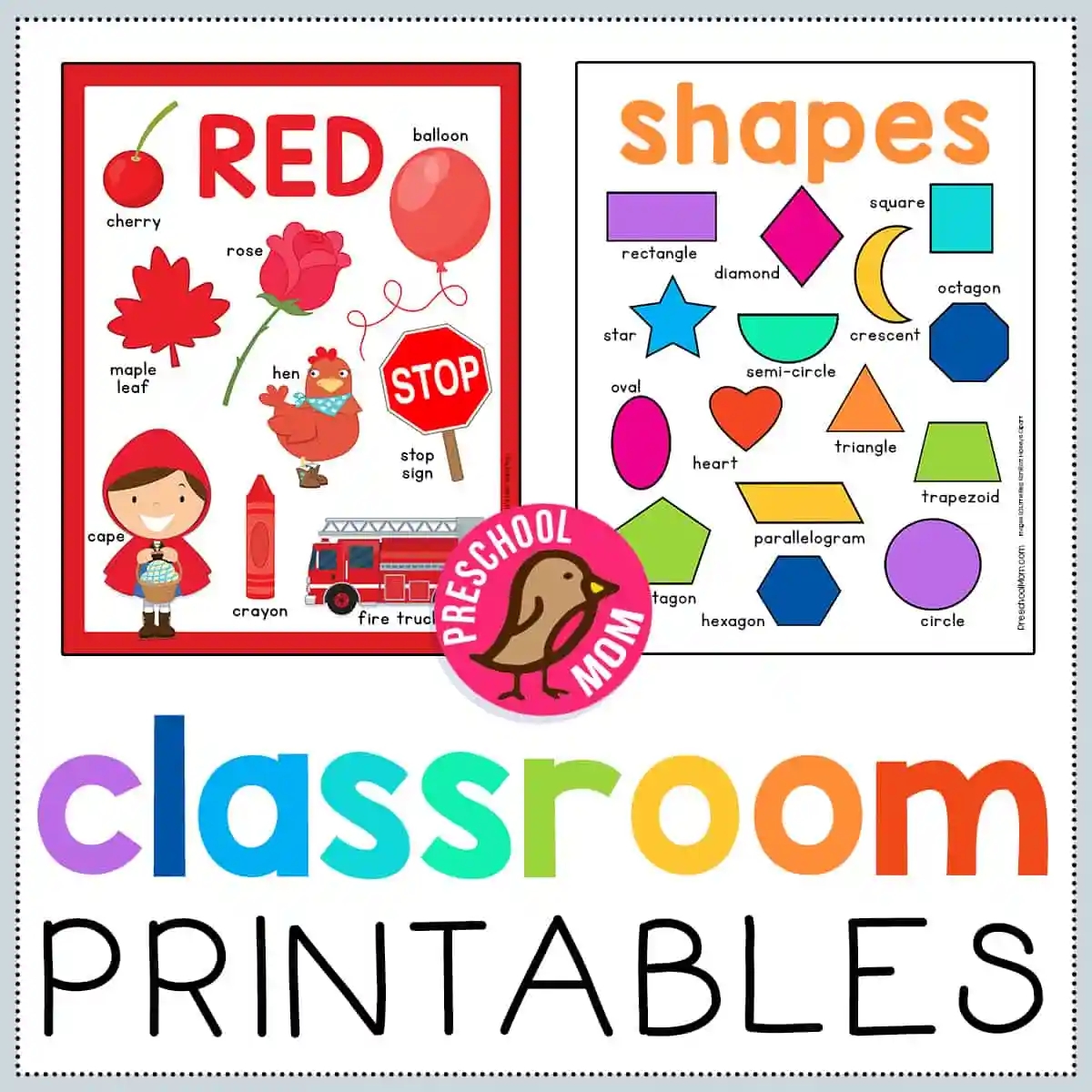 Free Printable Classroom Schedule