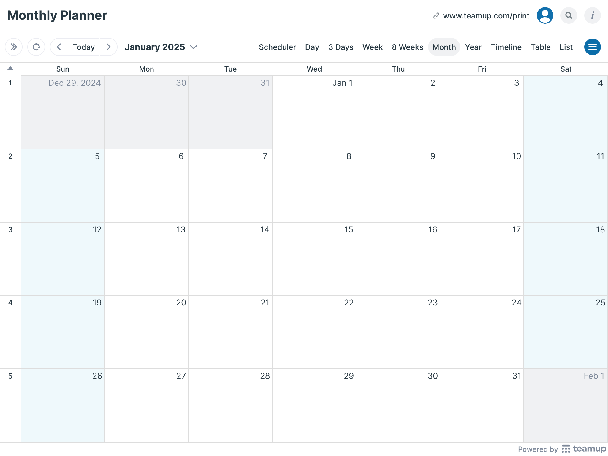 Printable Calendar Schedule Maker