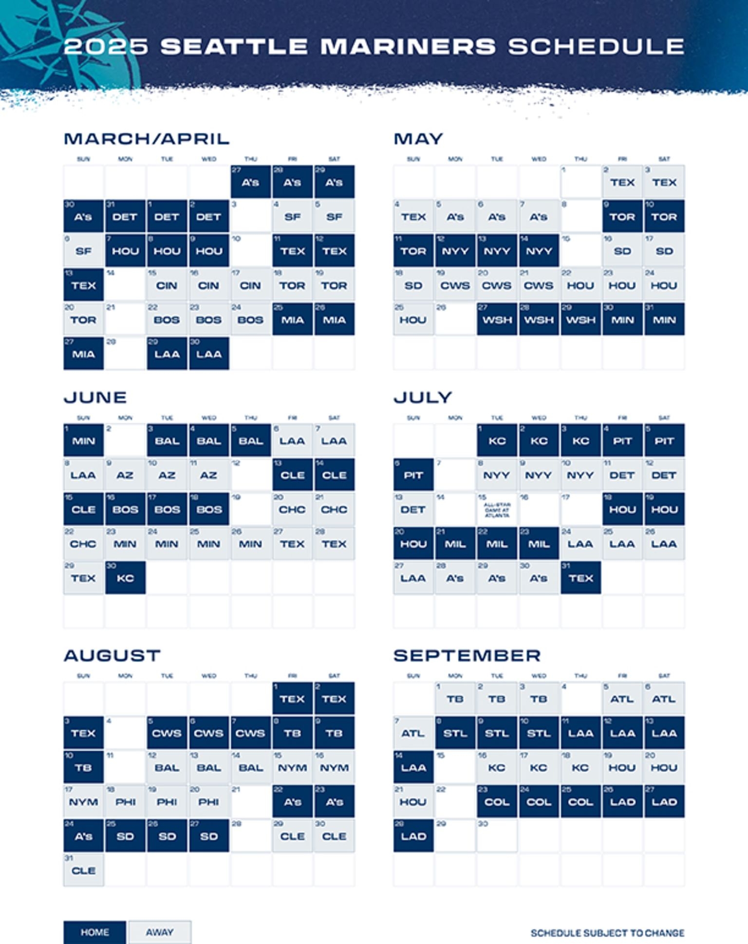 Chicago Cubs 2025 Schedule Printable Version