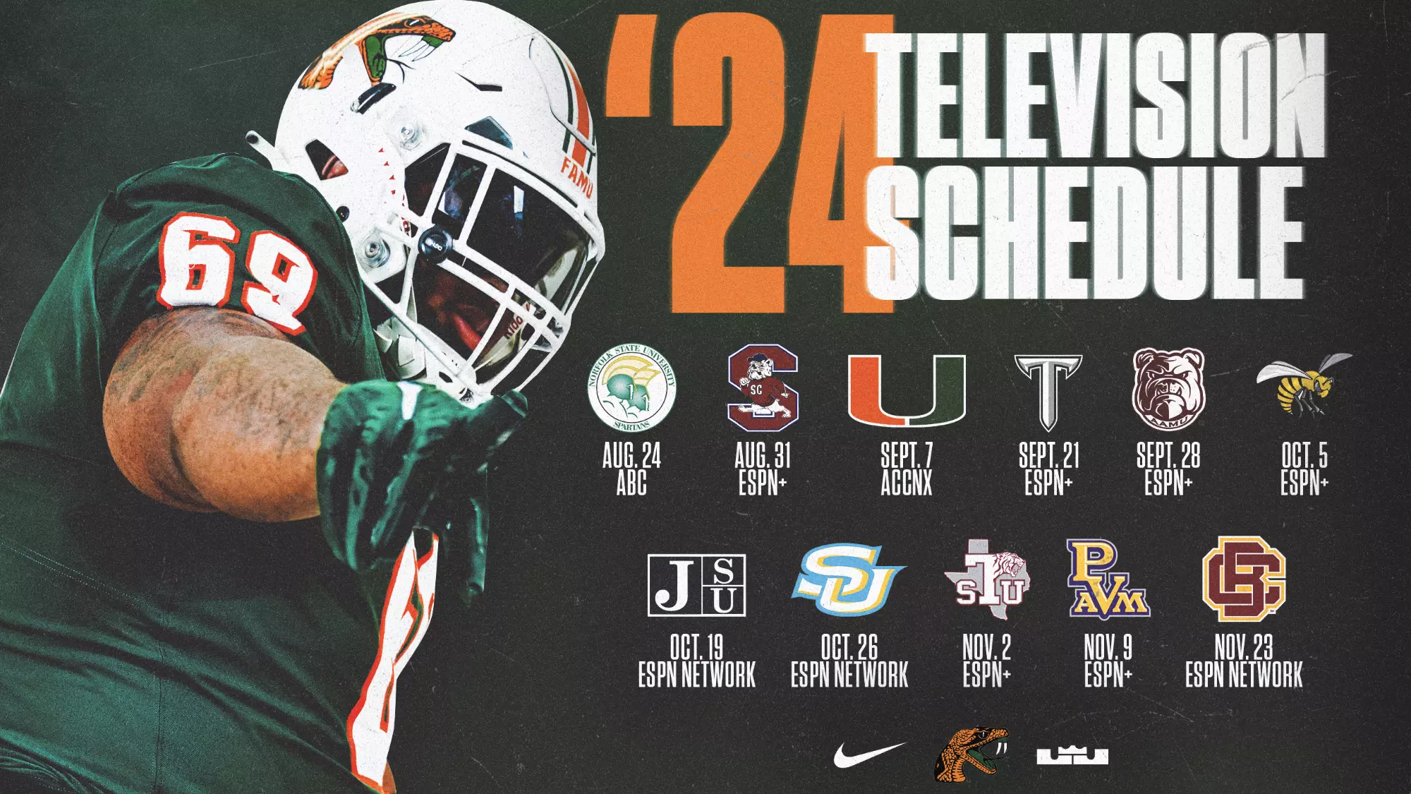 Rattlers Set To Play 11 Games On ESPN Networks Florida A M