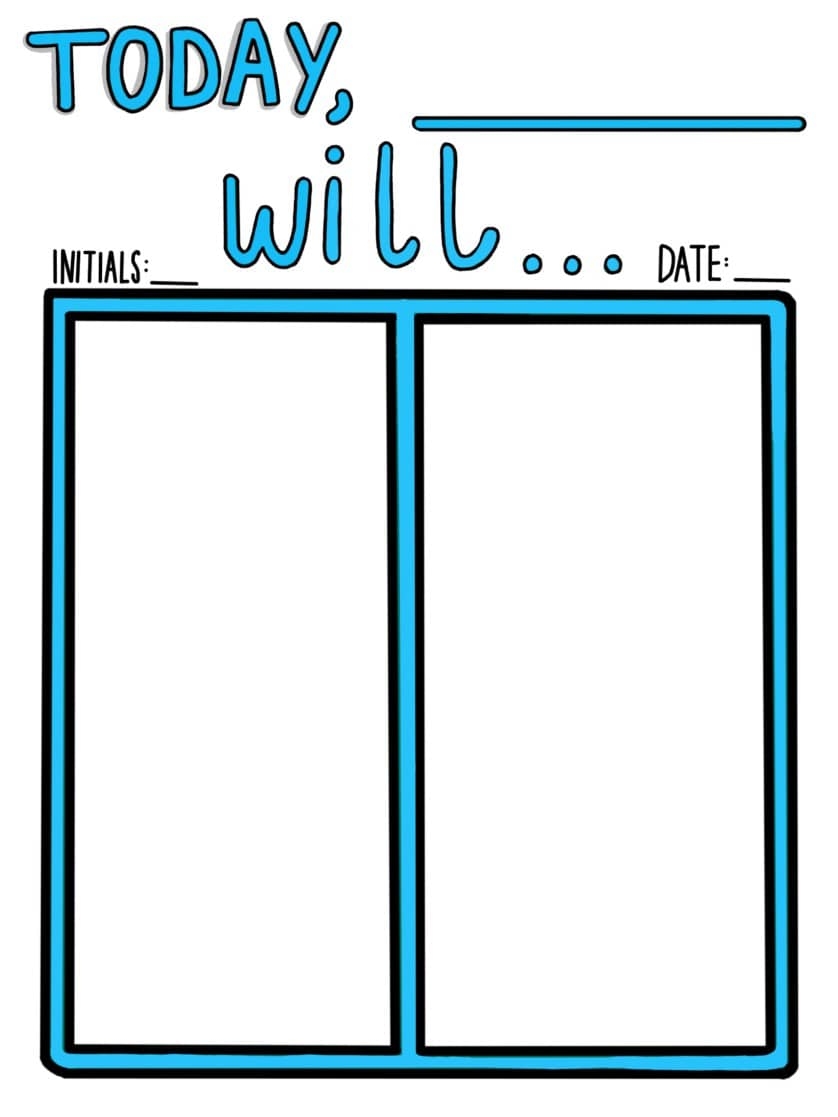 Reusable Visual Schedule Template By Let s Talk Language TPT
