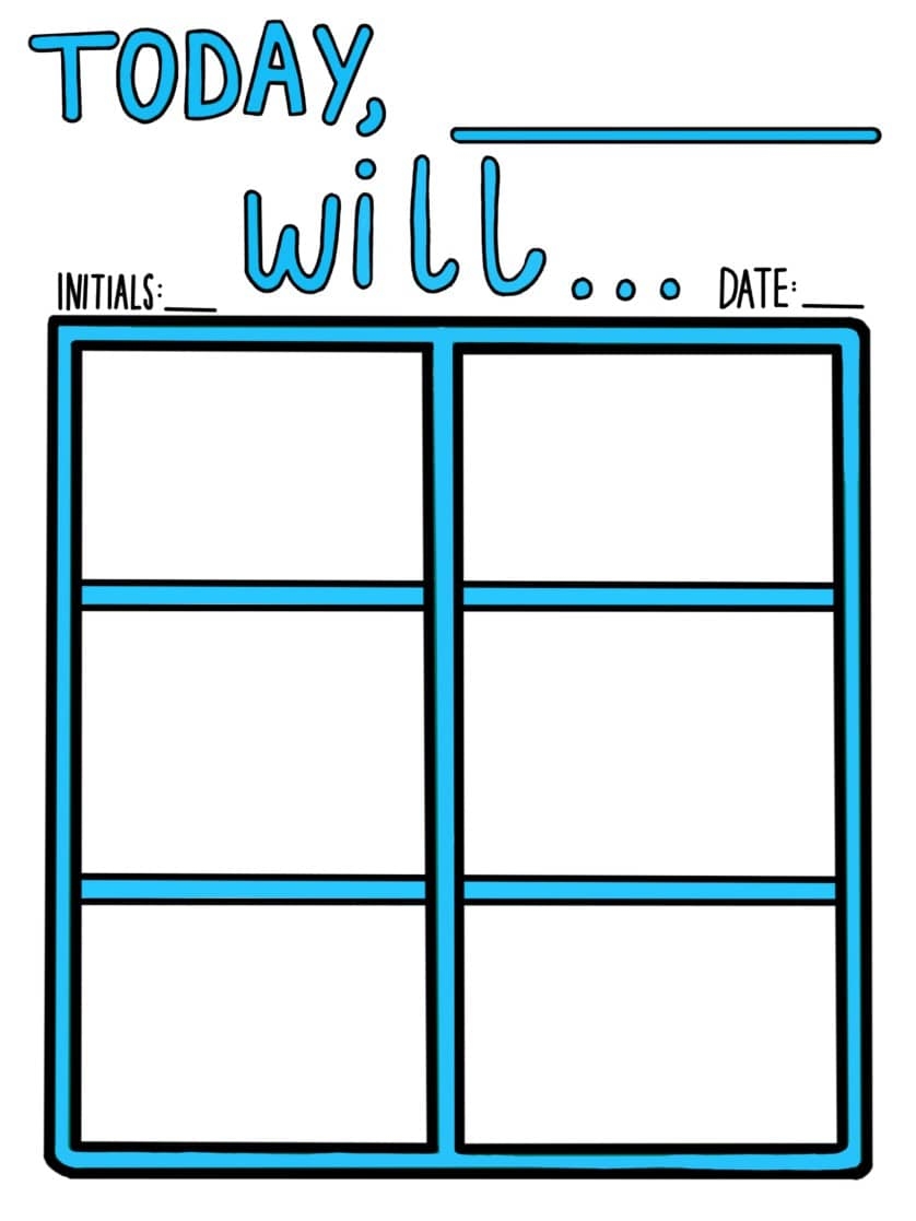 Reusable Visual Schedule Template By Let s Talk Language TPT