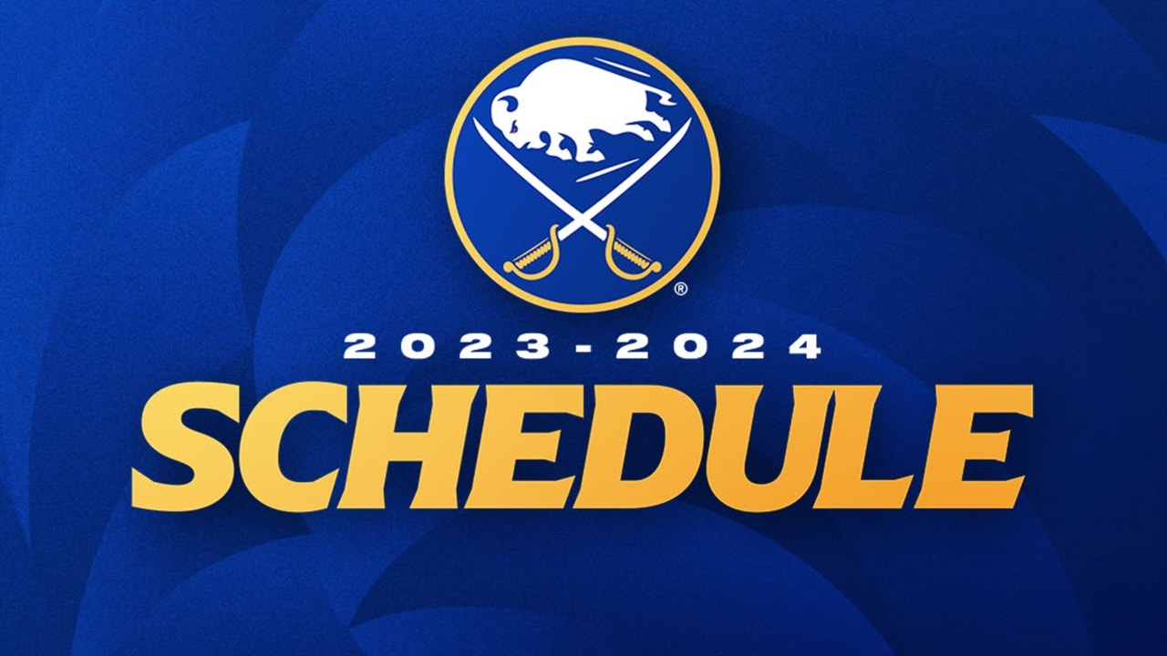 Sabres Announce 2023 24 Regular season Schedule Buffalo Sabres