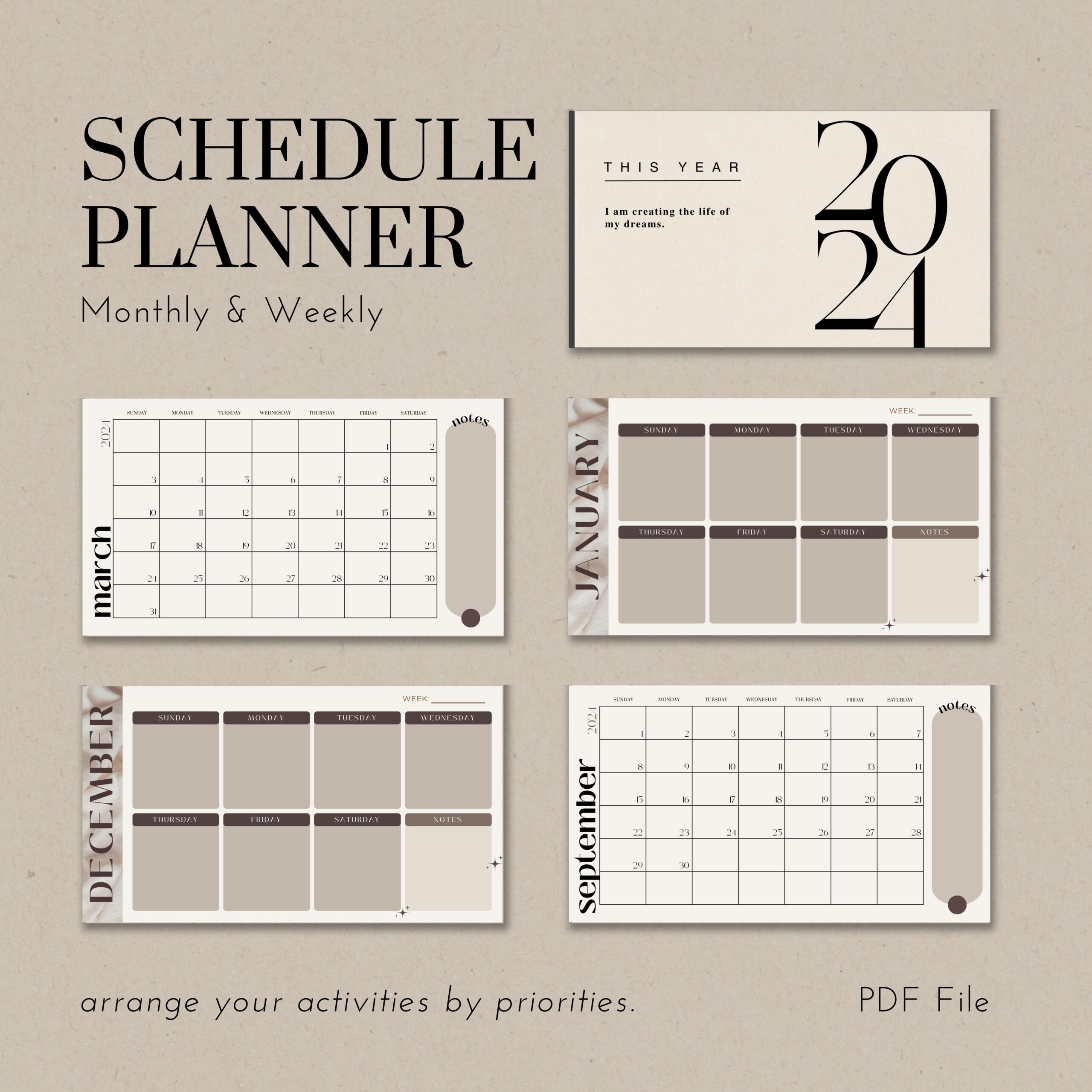 Free Printable Weekly Schedule Planner