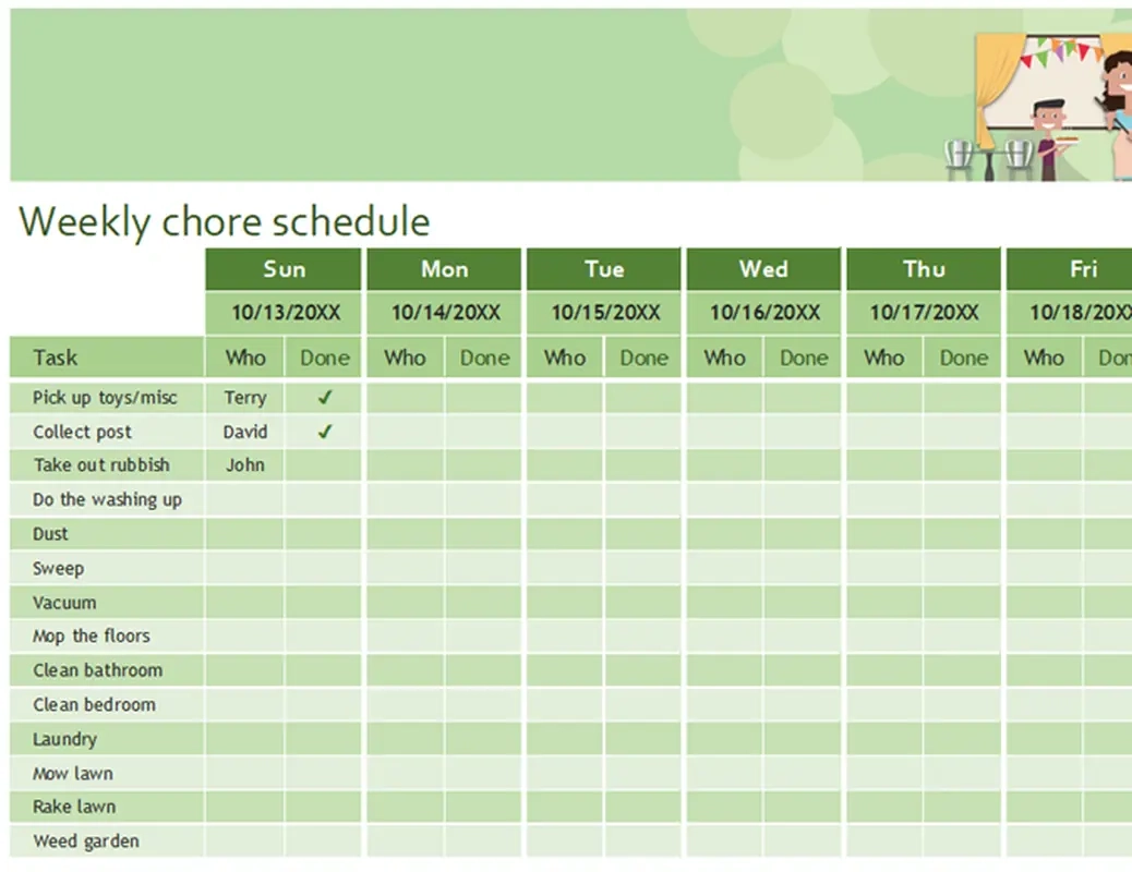 Scheduling Templates Microsoft Create