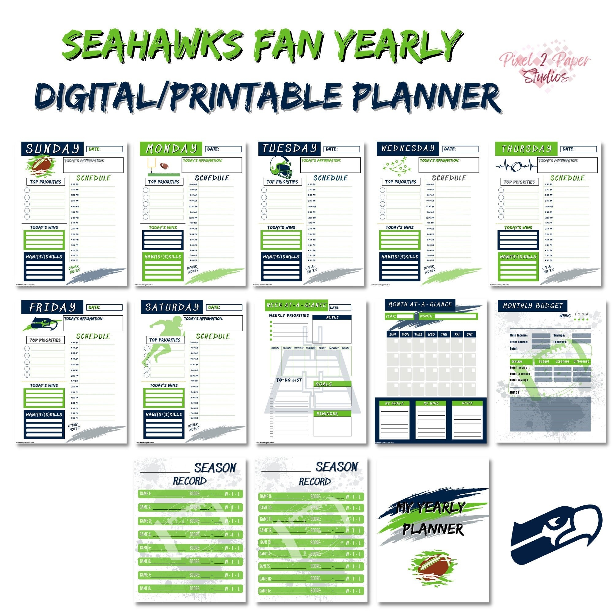 Printable Seahawks Schedule Pdf