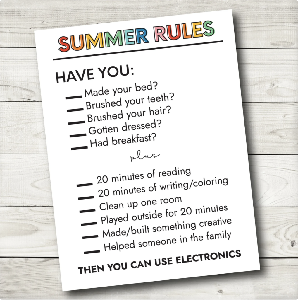 Summer Schedule Practical Ideas For Everyone s Sanity Gather Moms