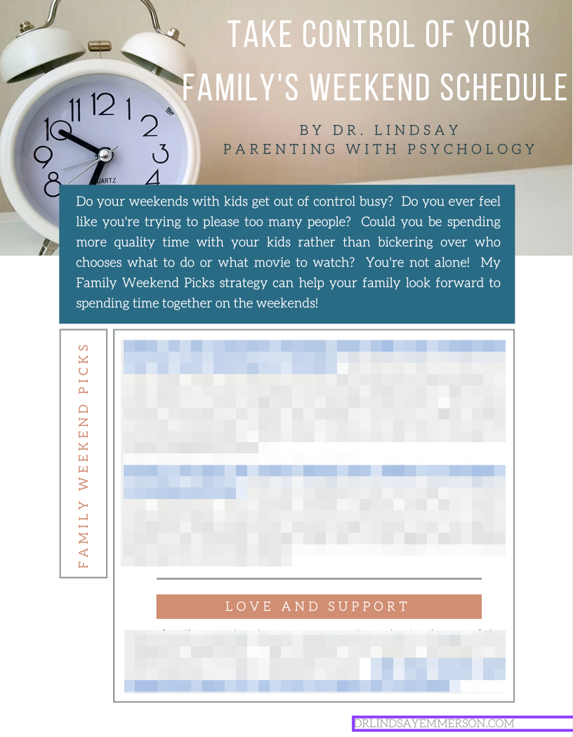 Take Control Of Your Family s Weekend Schedule