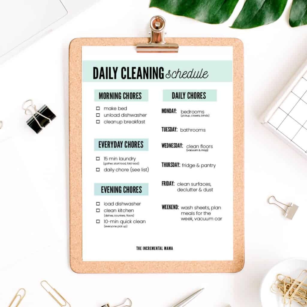 The Realistic Cleaning Schedule You Need To Keep Your House Clean