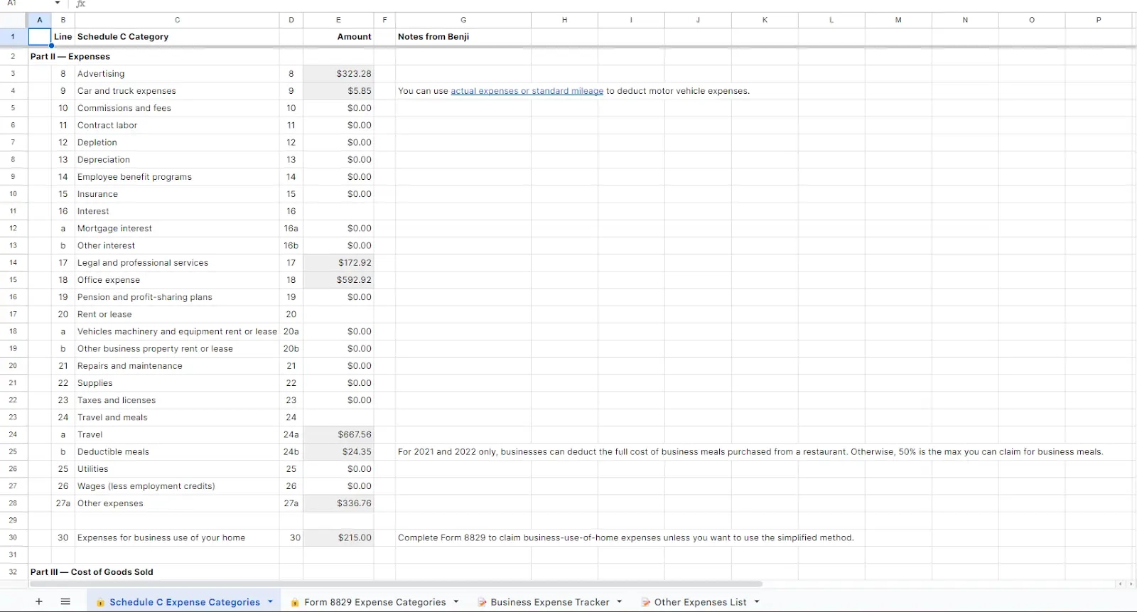 The Ultimate Guide To Your 1099 Expense Tracker Spreadsheet