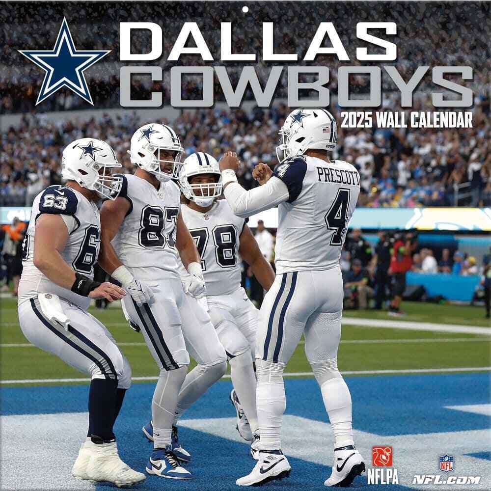 Turner Licensing NFL Dallas Cowboys 2025 Wall Calendar Excel Group