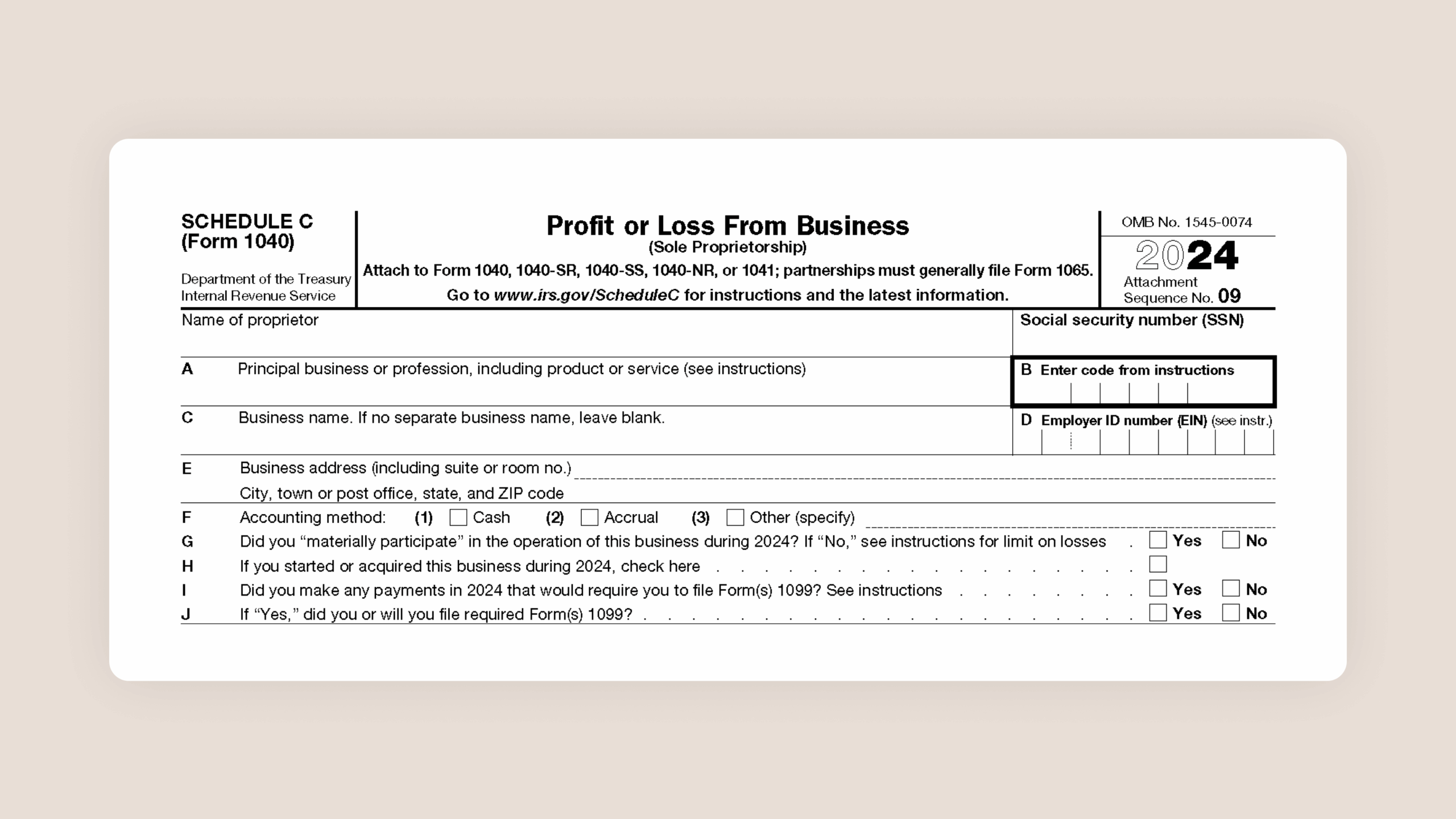 Understanding The Schedule C Tax Form