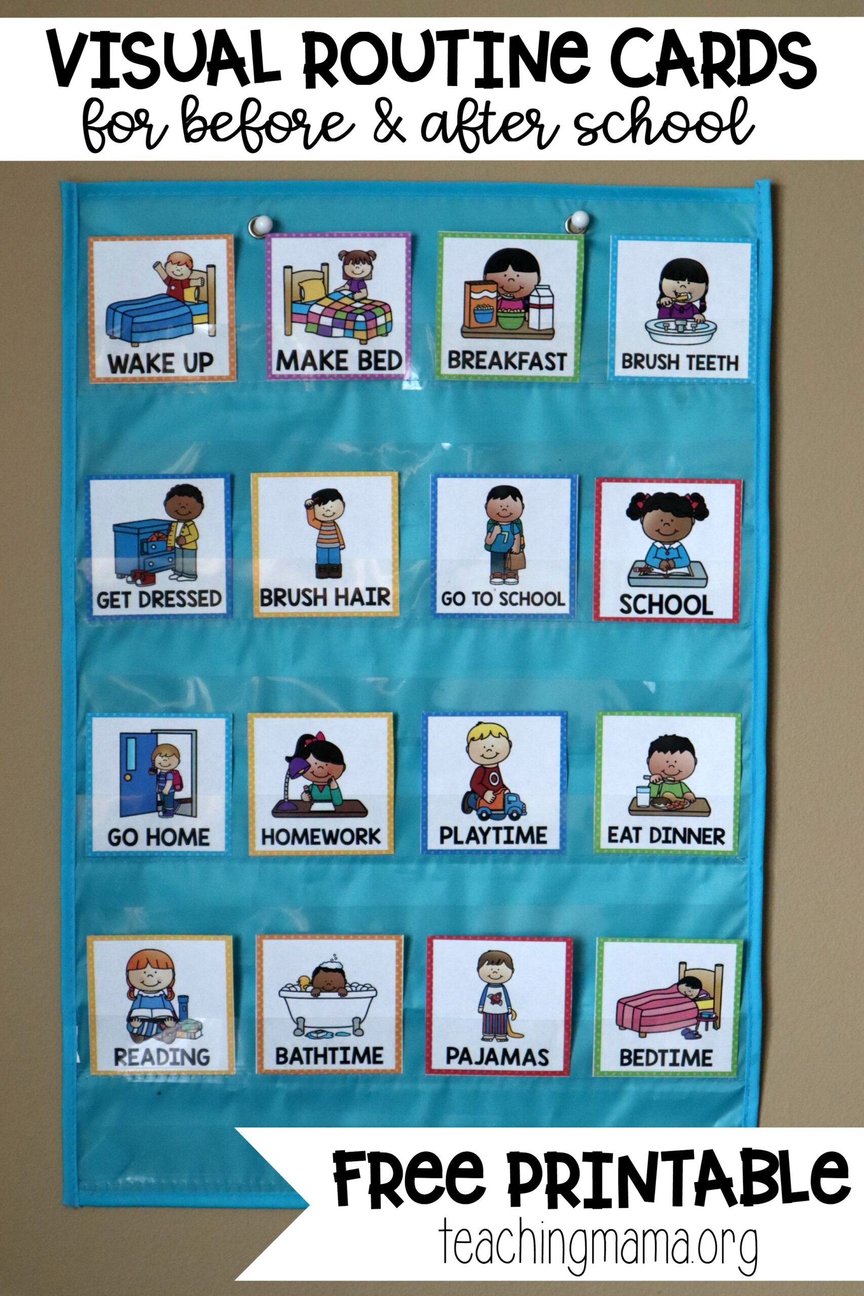 Visual Schedule Printable Free