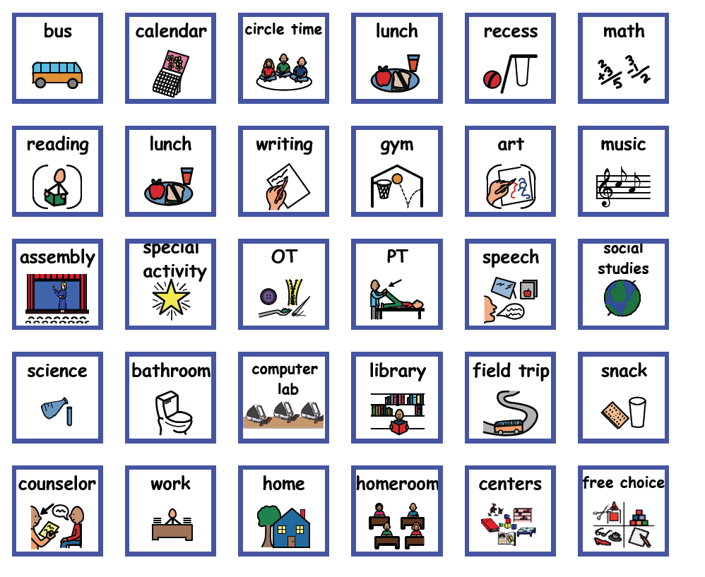 Visual Schedule Autism