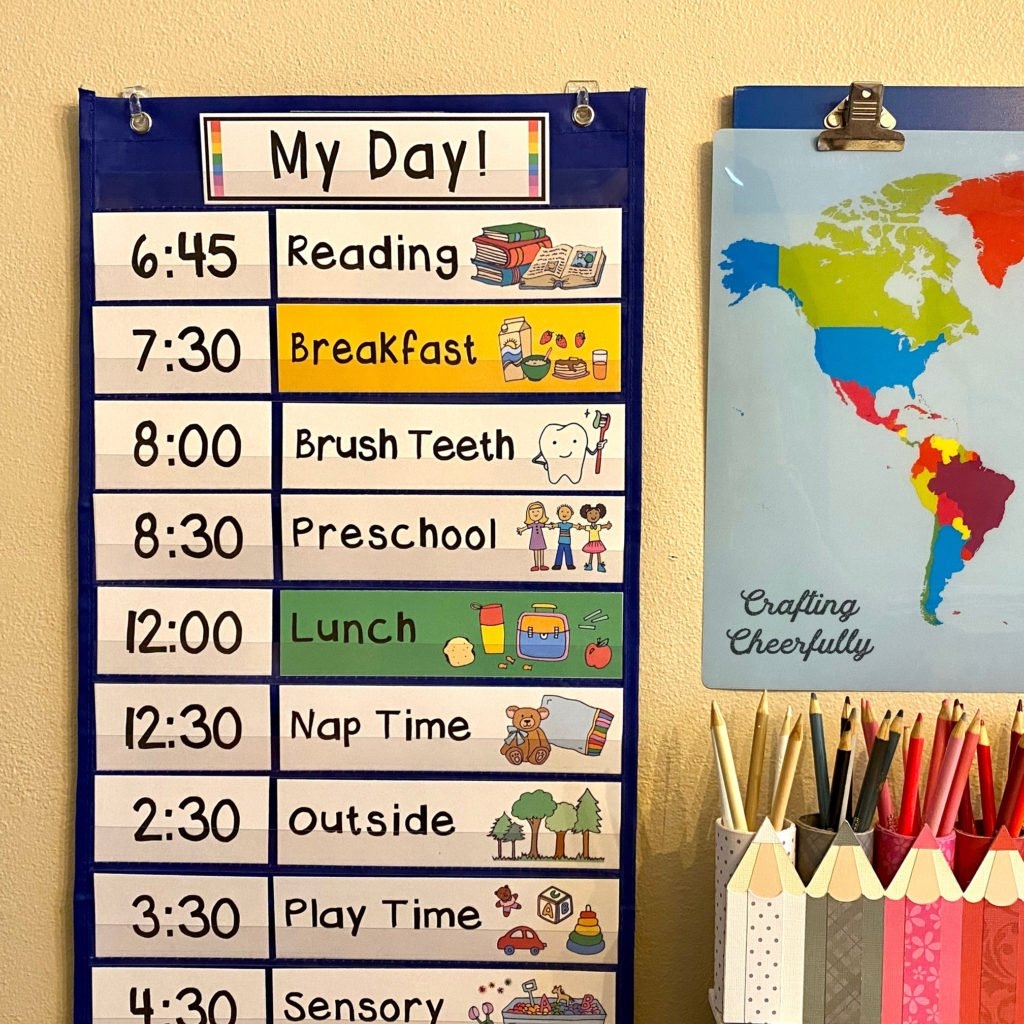 Free Visual Classroom Schedule Printables