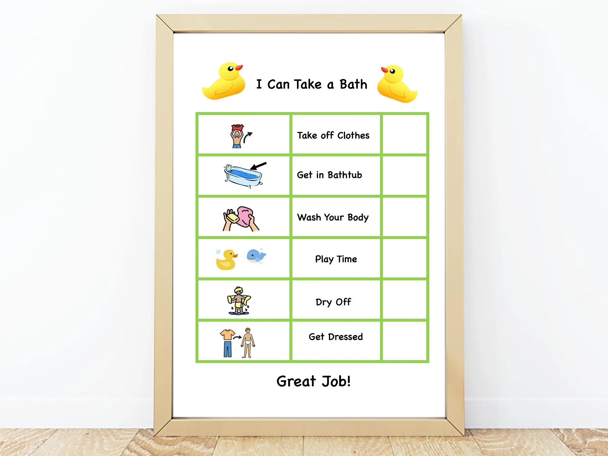 Visual Schedule For Bath Time And Social Story For Taking Baths Autism And Hygiene Autism Schedule Autism Printable Autism Social Story Etsy