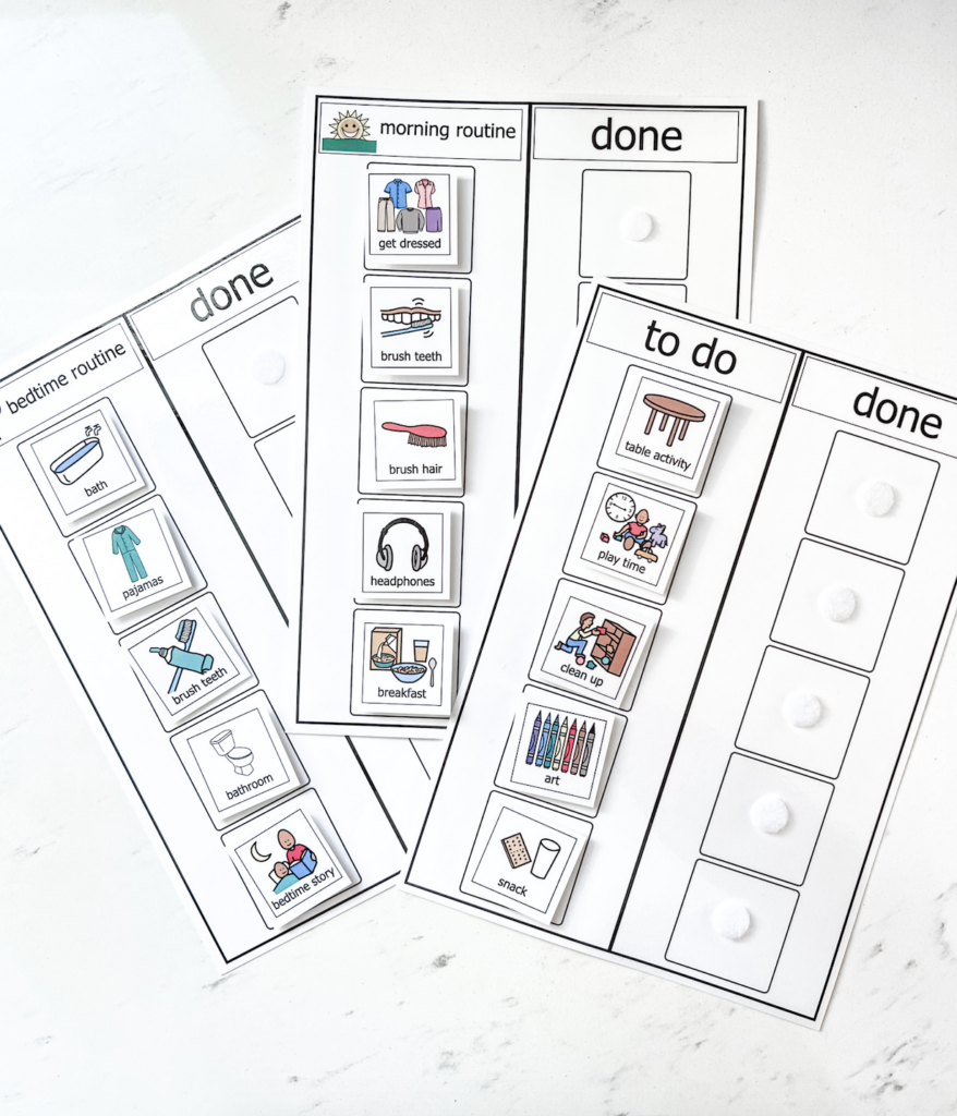 Daily Schedule Printable Autism