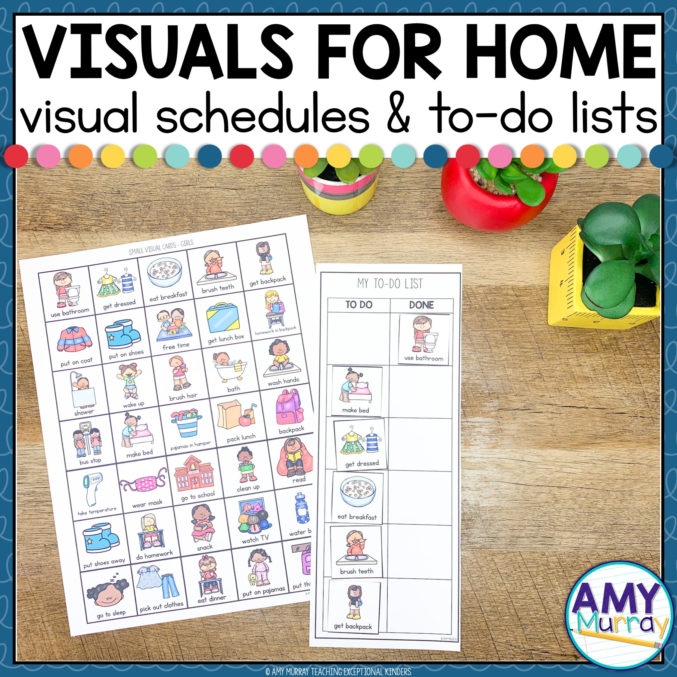 Visual Schedule Printable Pictures