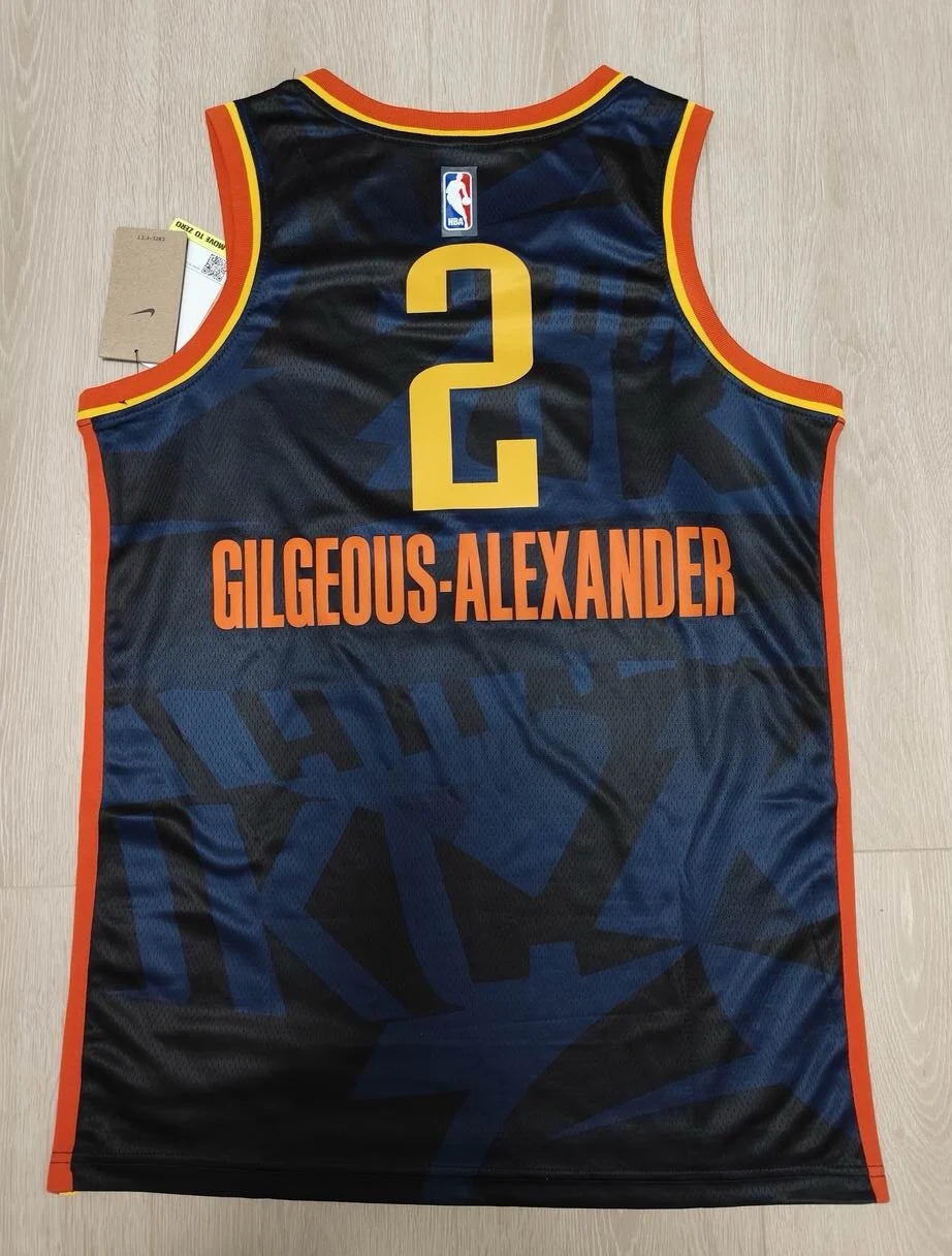 2024 25 Shai Gilgeous Alexander Oklahoma City Thunder Nike Swingman Jersey M Jerseys