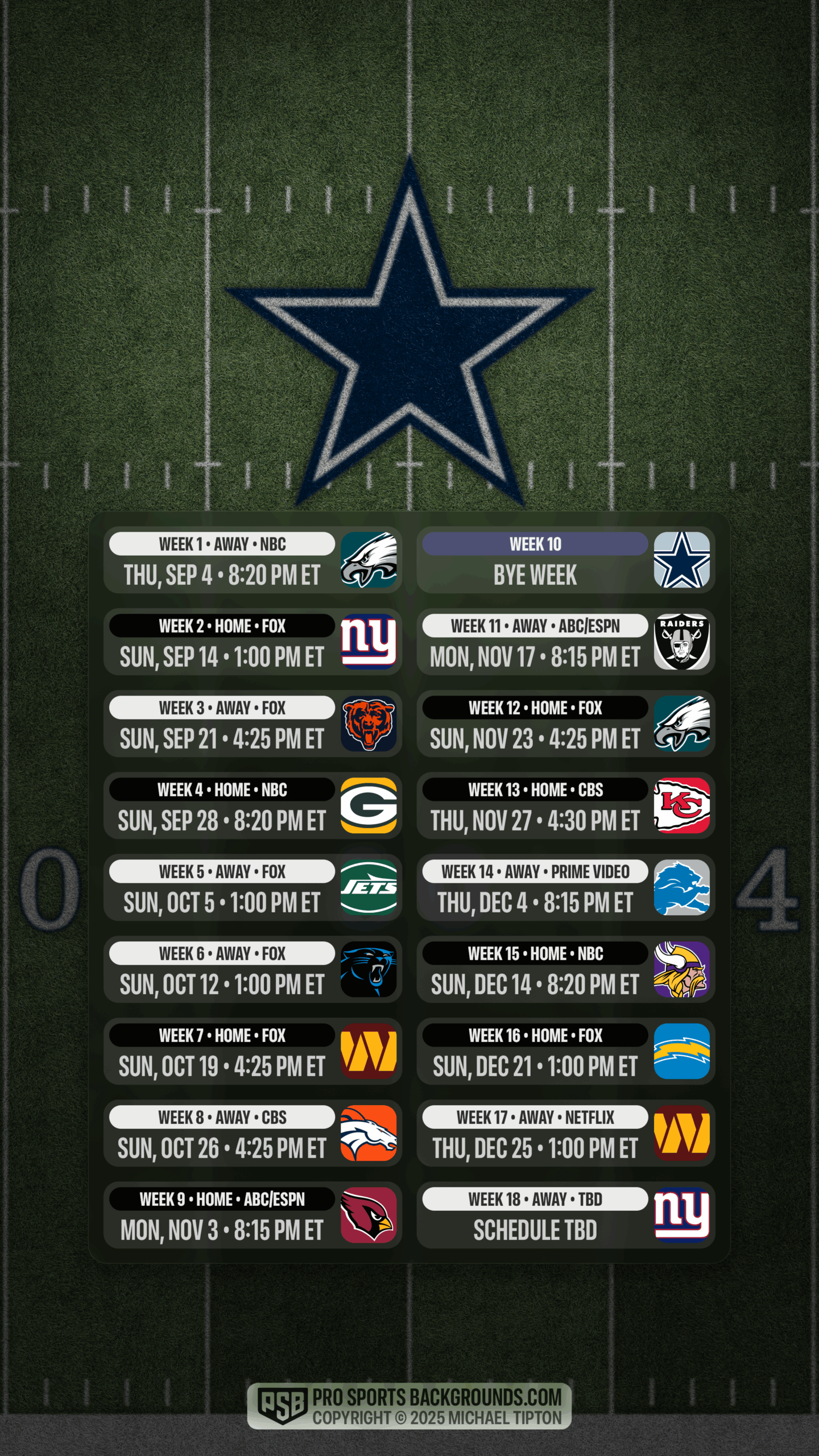 2025 Dallas Cowboys Wallpapers Pro Sports Backgrounds