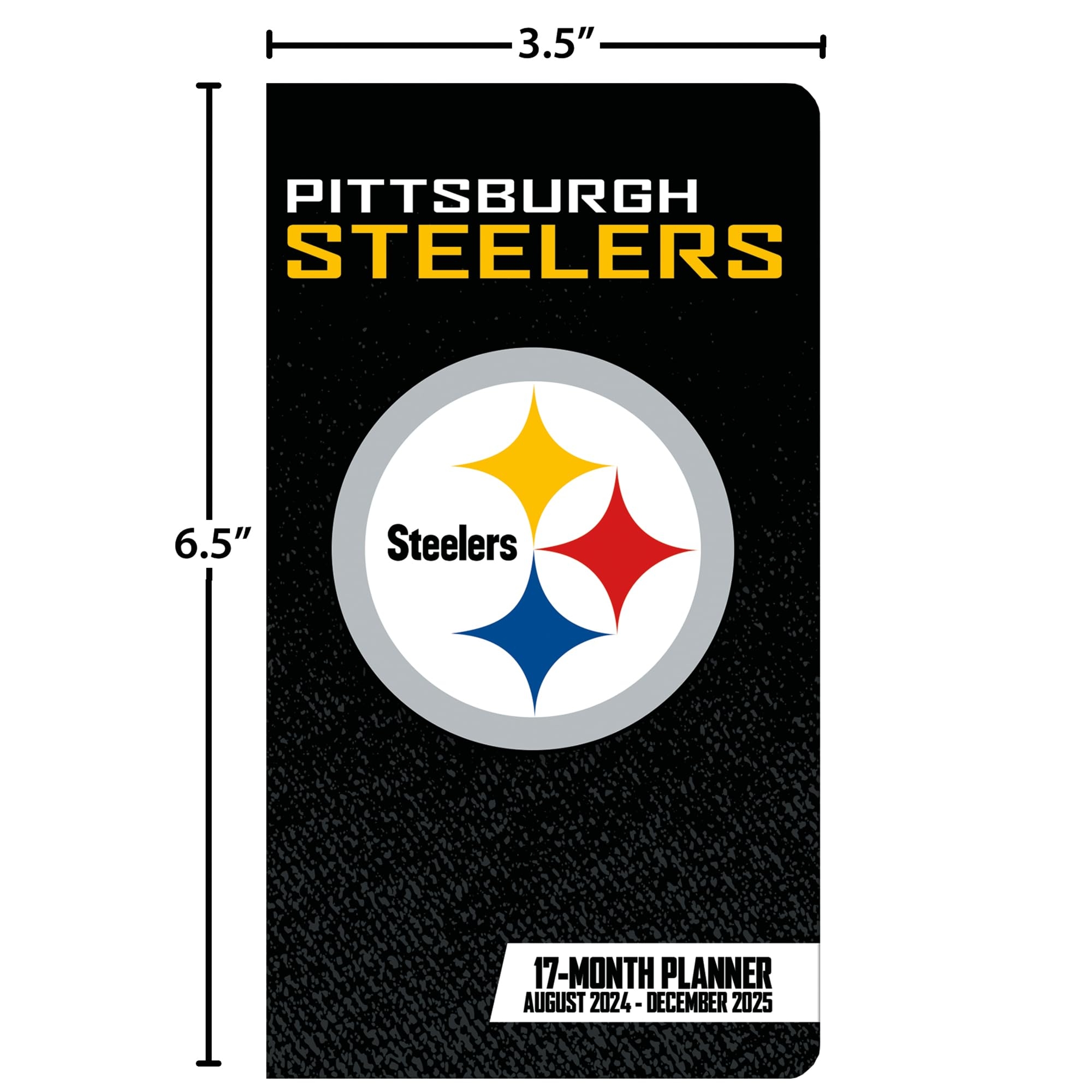 Amazon TURNER SPORTS Pittsburgh Steelers 2025 17 Month Pocket Planner PF 25998890556 Office Products