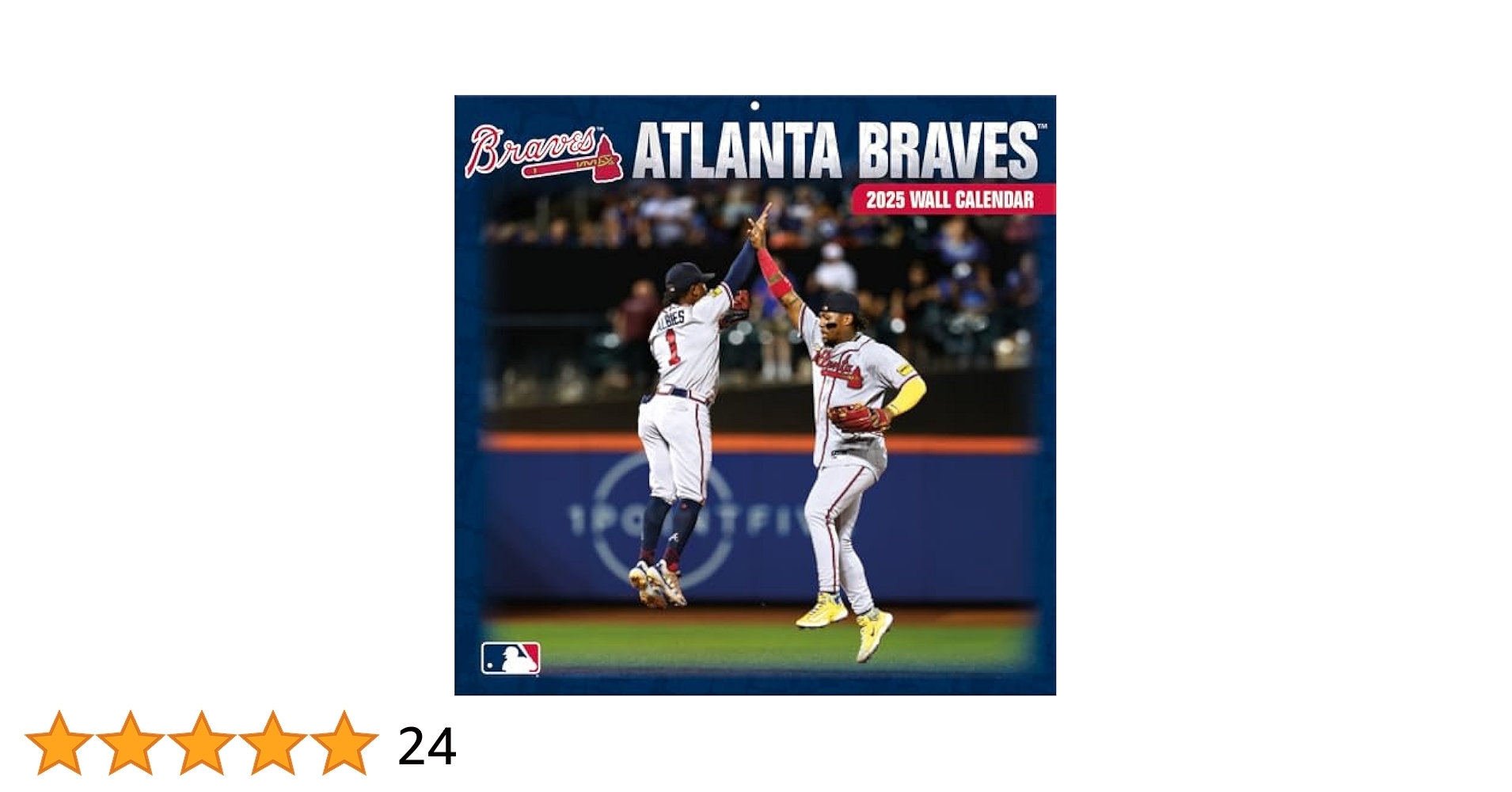 Atlanta Braves 2025 12x12 Team Wall Calendar 0841622175284 Amazon Books