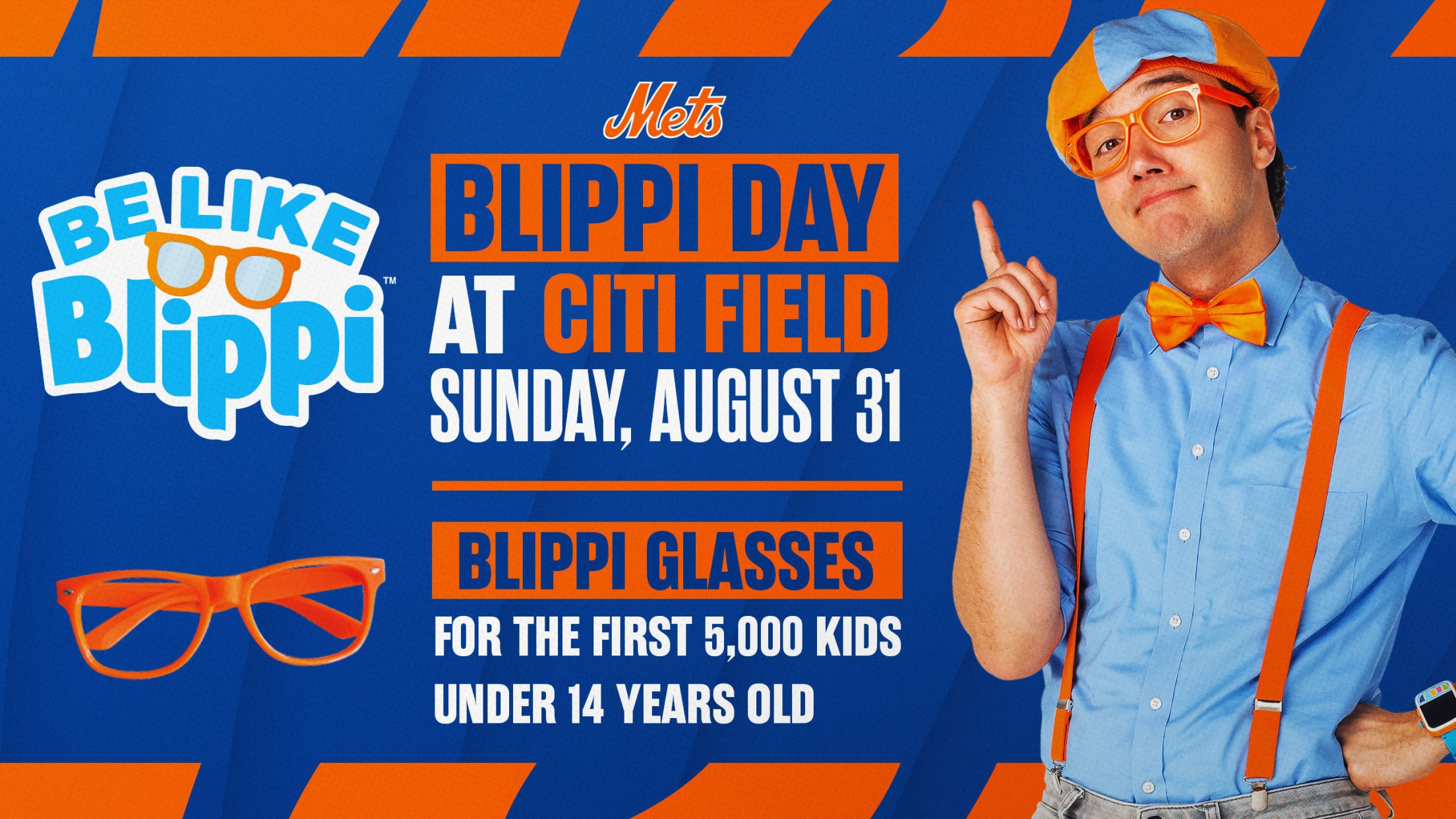 Blippi Day August 31 2025 New York Mets