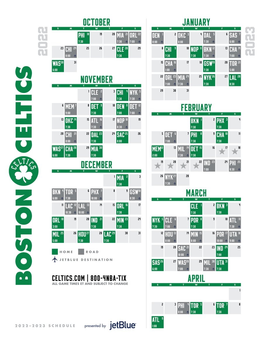 Boston Celtics On X Never Miss A Game All Season Long Printable Schedule Https t co eFMTaklwVG Syncable Schedule Https t co RLKGAz12tp Https t co 63AiWKEal6 X
