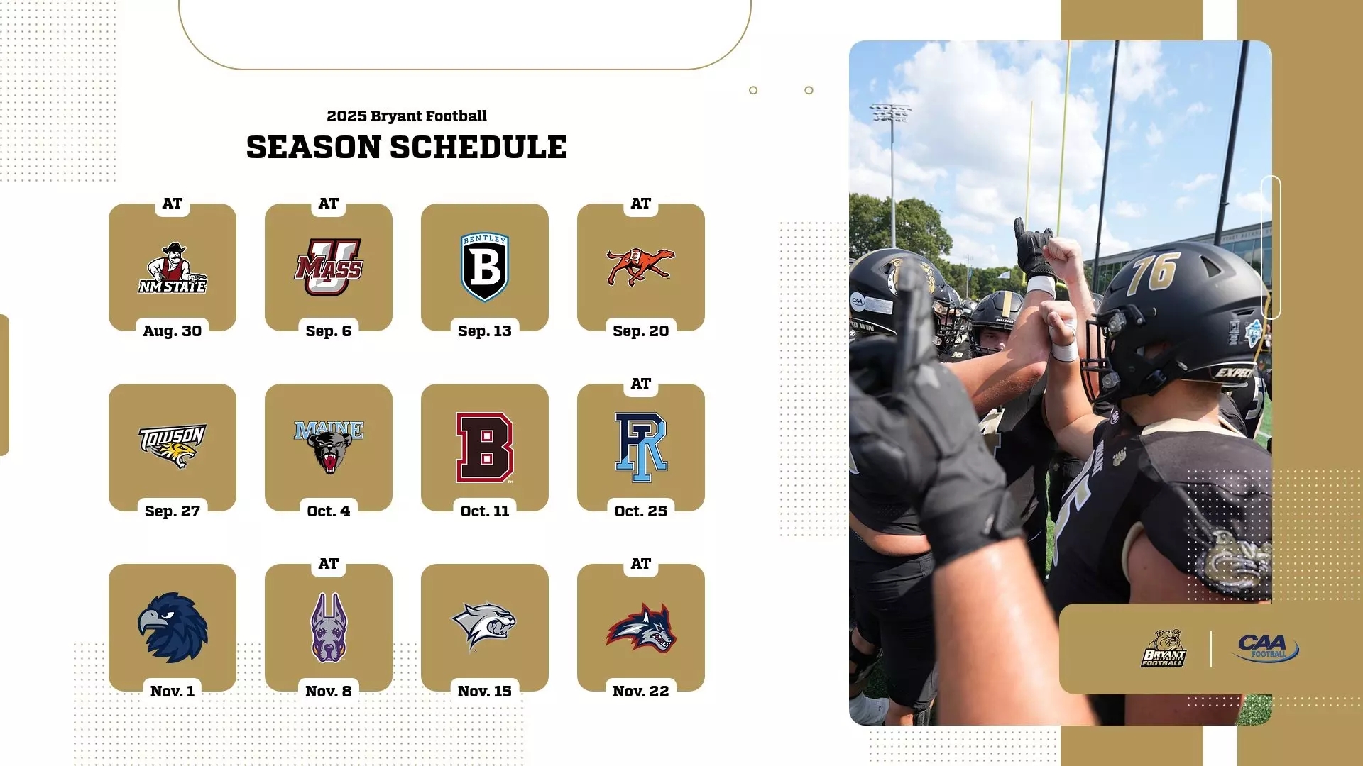 Bryant Football Releases 2025 Schedule Bryant University