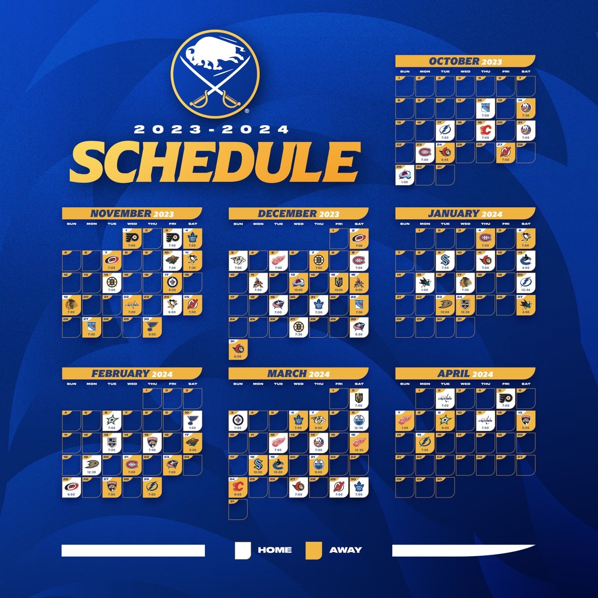 Buffalo Sabres On X The 2023 24 Season Schedule Is HERE Get The Full Details Https t co c6bFIfGS0u Https t co TPHvZsz1x0 X