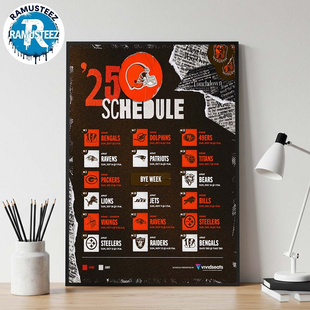 Printable Browns Schedule 2025
