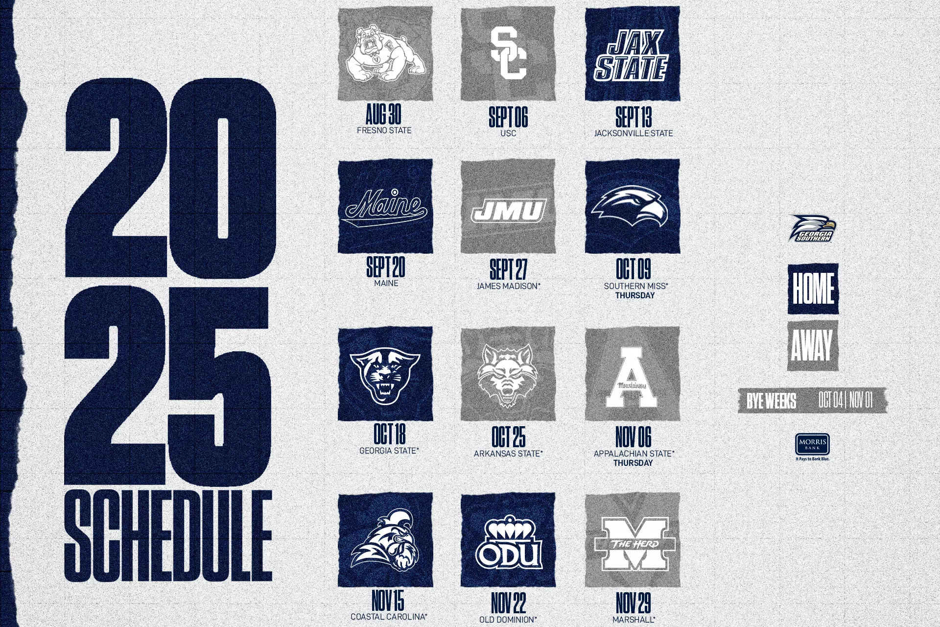 Georgia Southern s 2025 Football Schedule Released Georgia Southern University Athletics