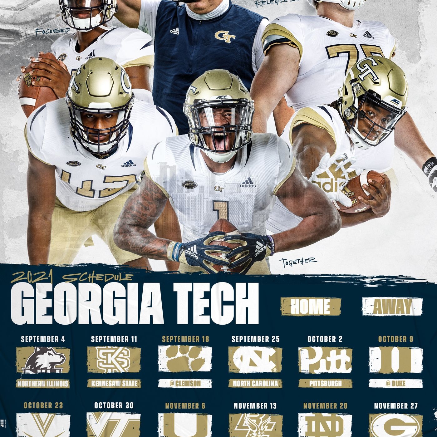 Georgia Tech Football 2021 Schedule Released From The Rumble Seat