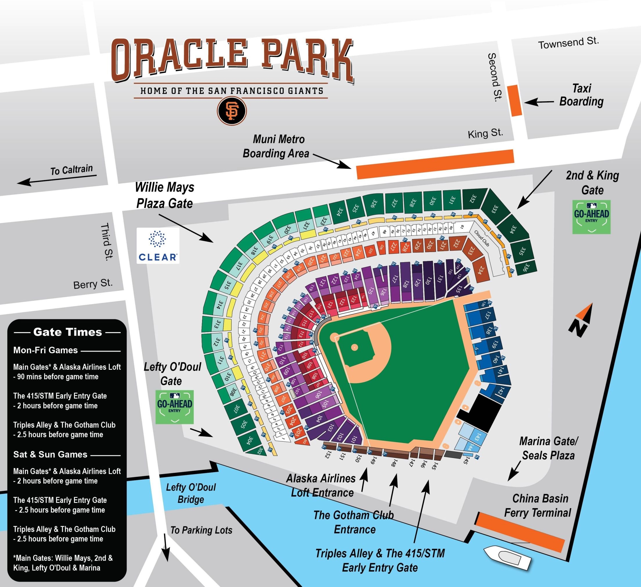 Oracle Park Policies And Procedures San Francisco Giants