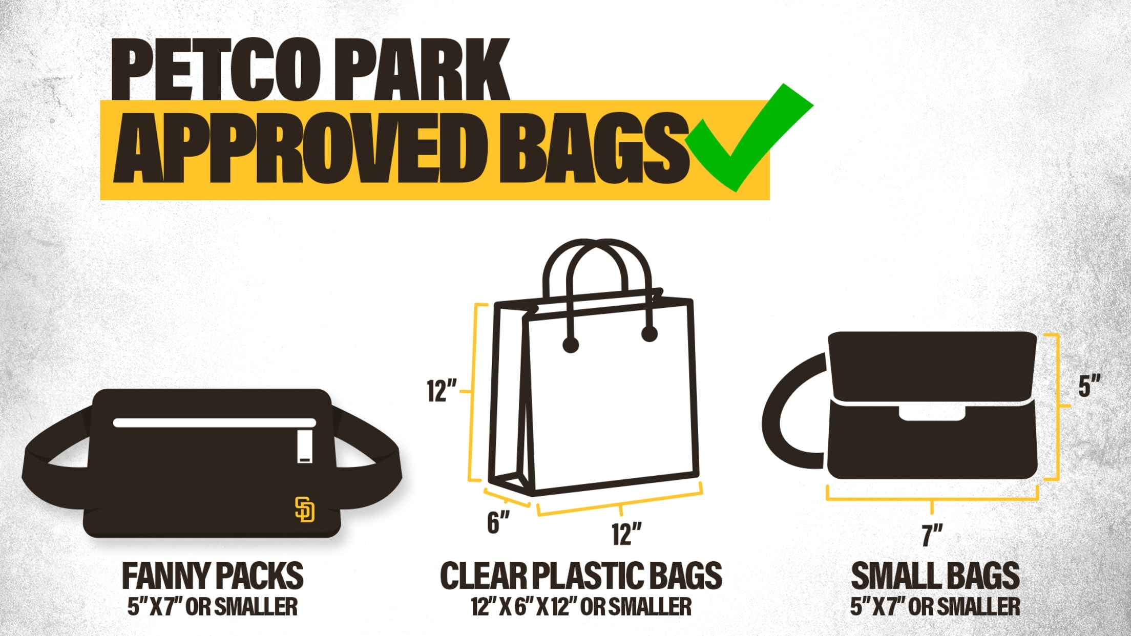 Petco Park Entry Policies San Diego Padres